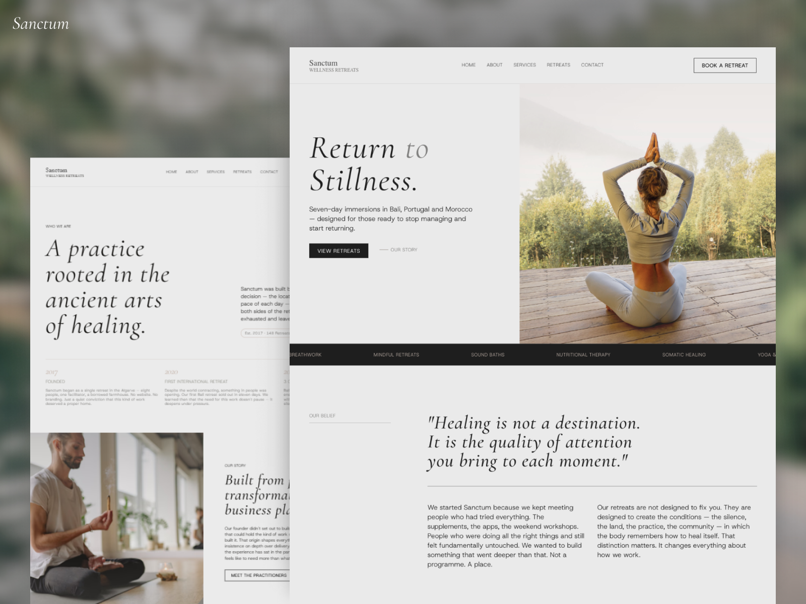 Screenshot 1 of Sanctum Wellness