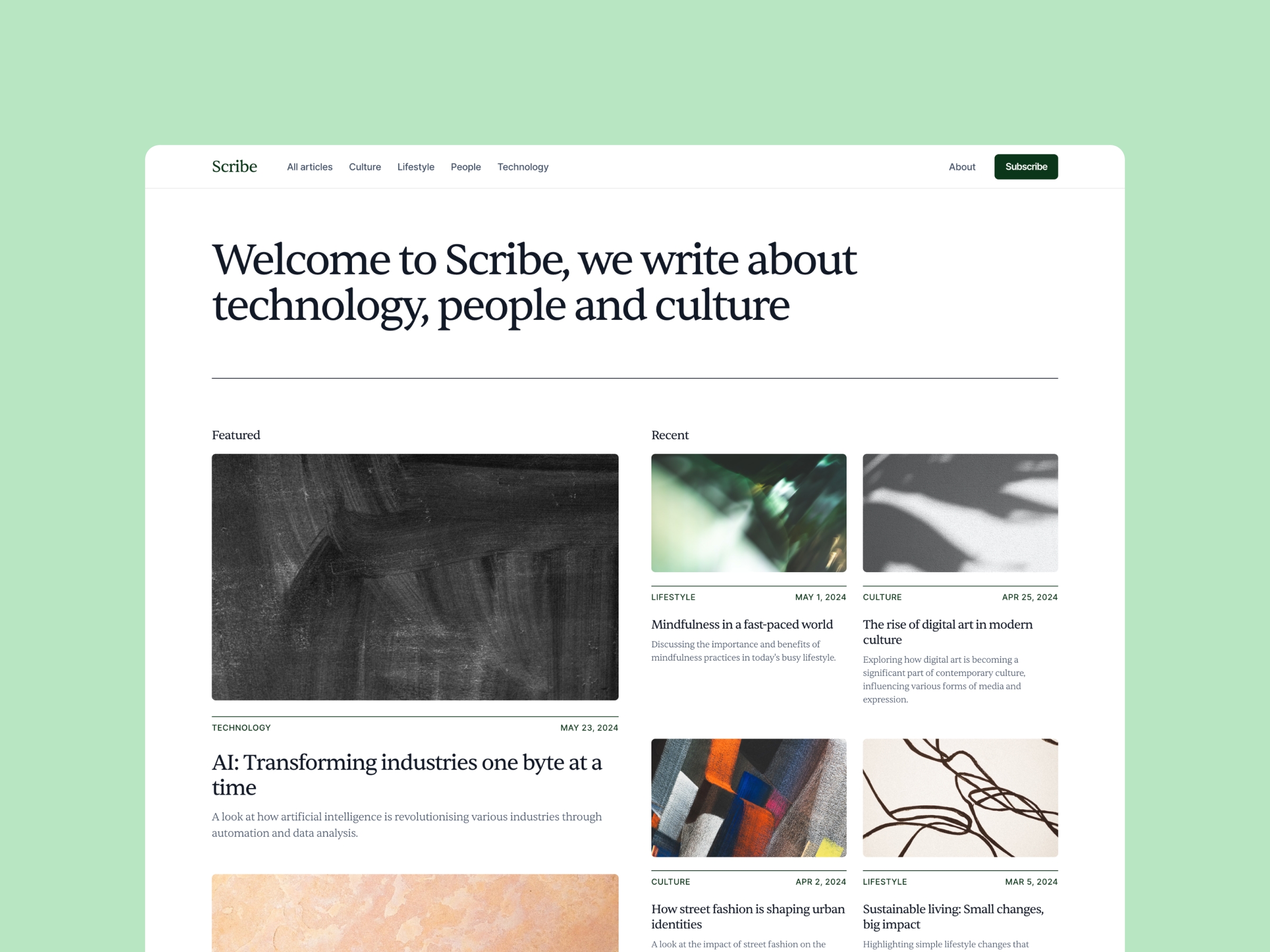 Screenshot 1 of Scribe