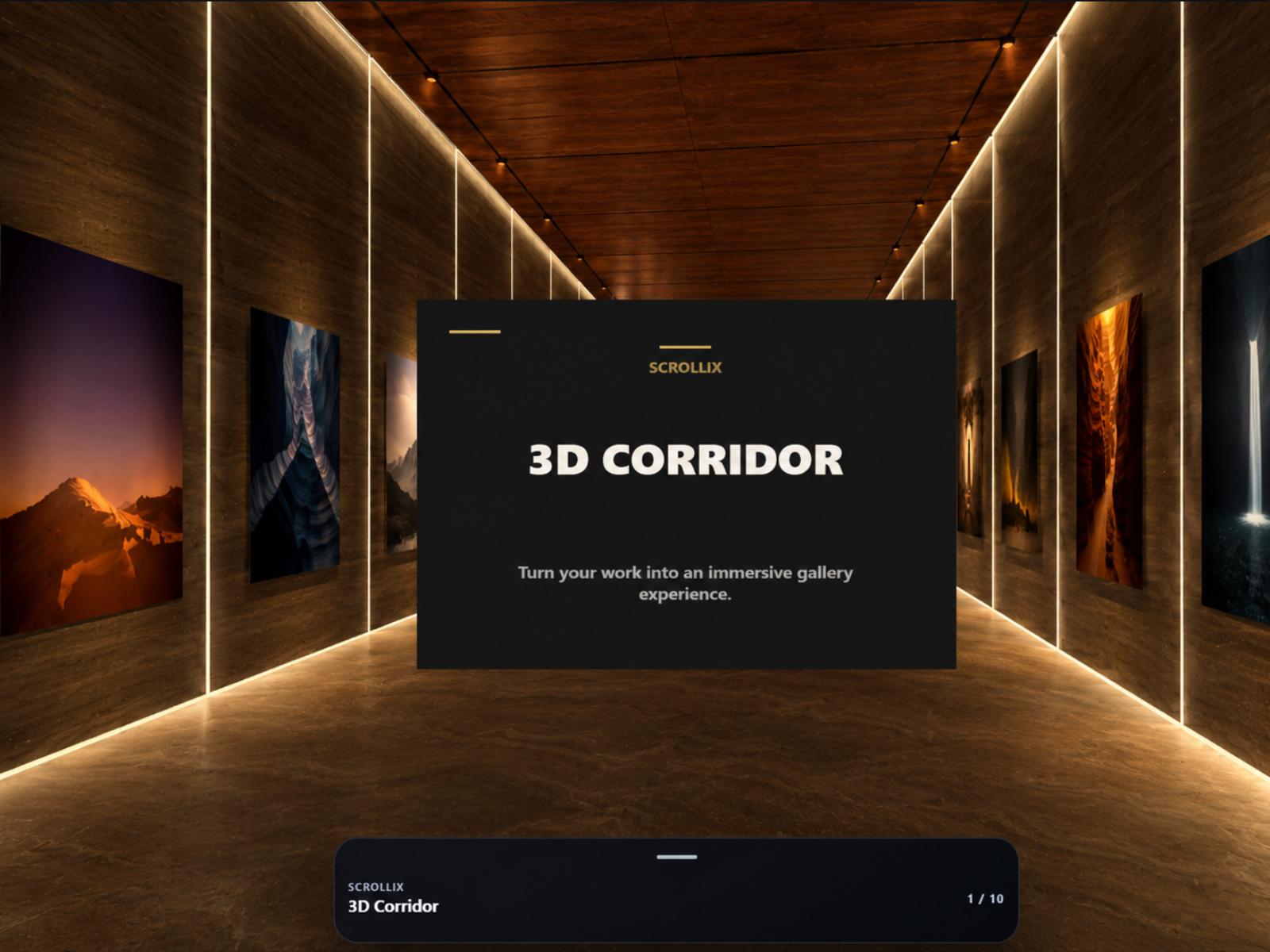 Screenshot 1 of Scrollix 3D Corridor