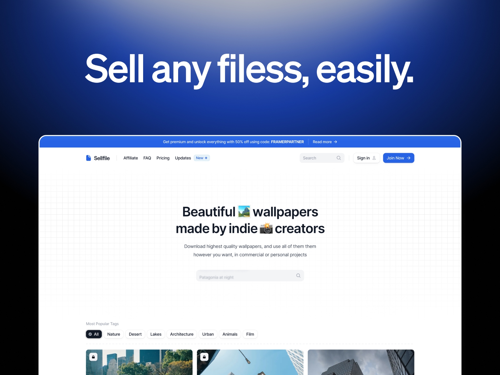 Screenshot 1 of Sellfile