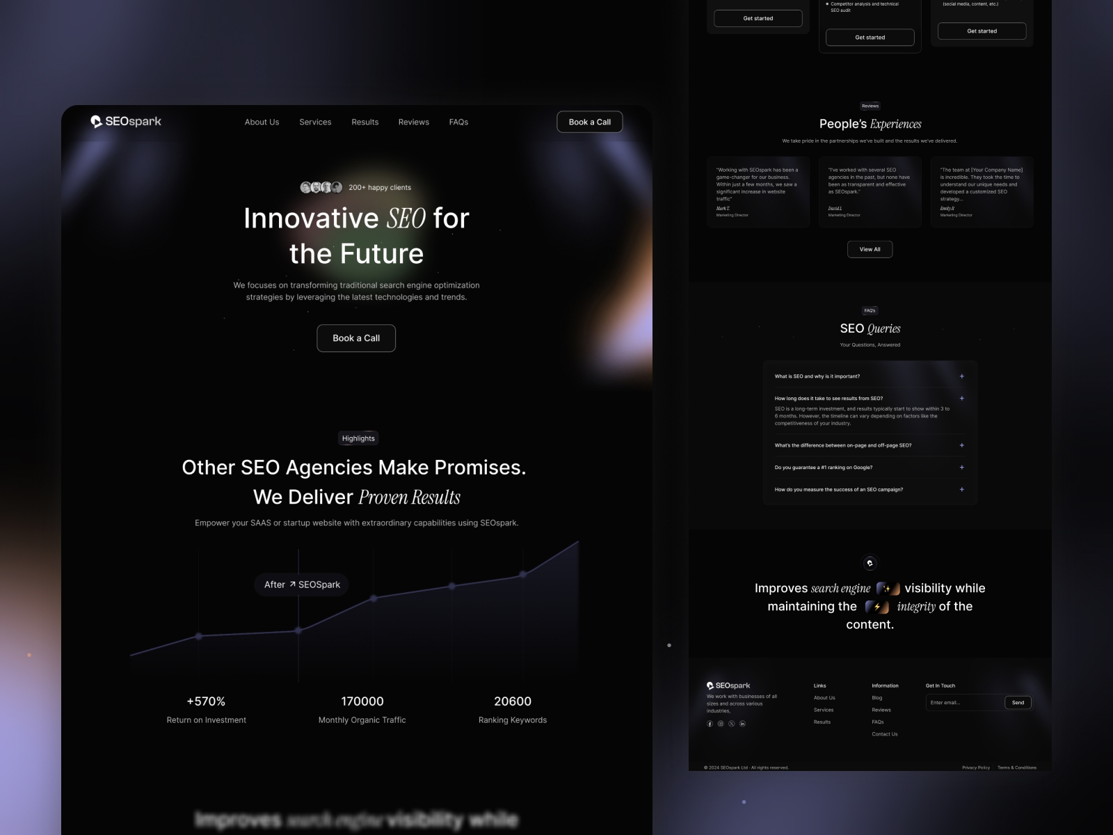 Screenshot 1 of SEO Spark