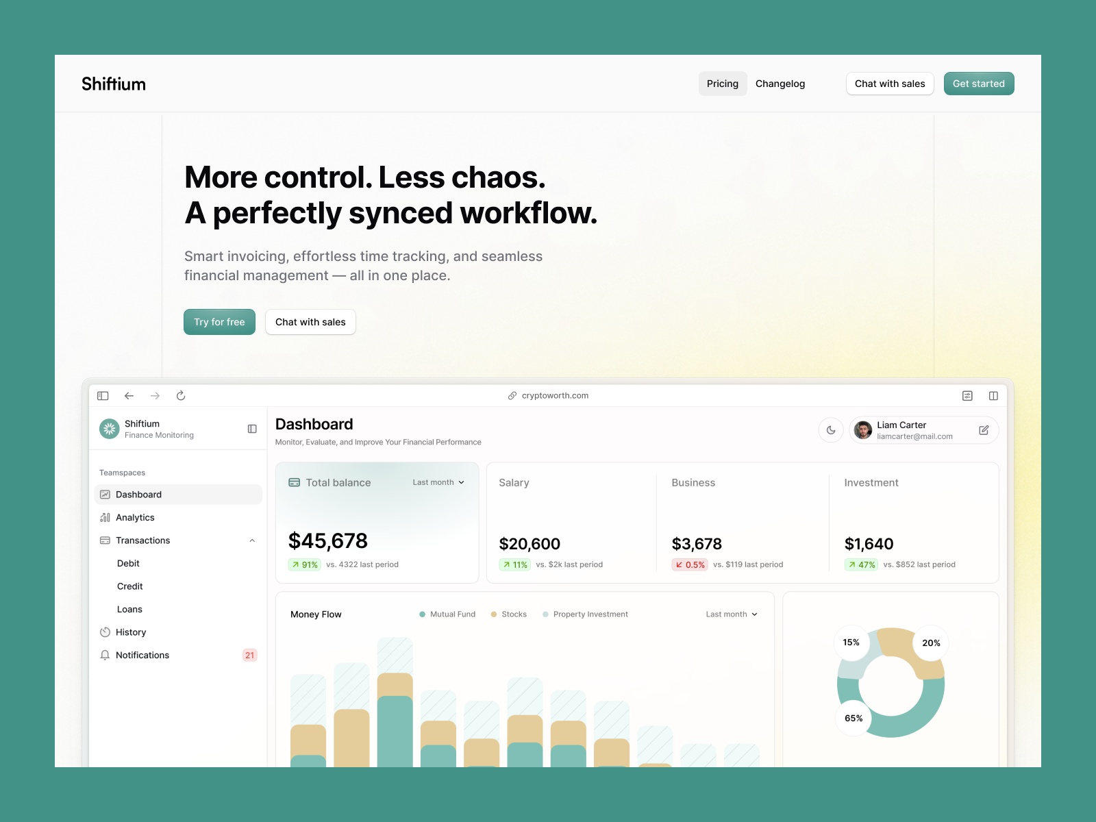 Screenshot 1 of Shiftium