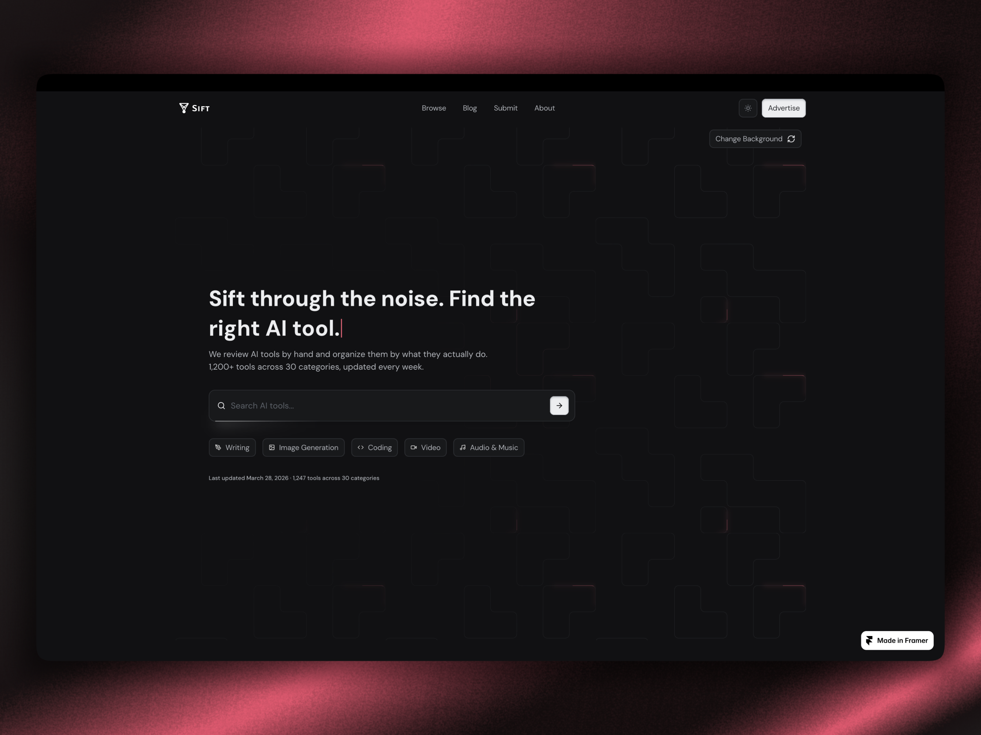 Screenshot 1 of Sift Directory