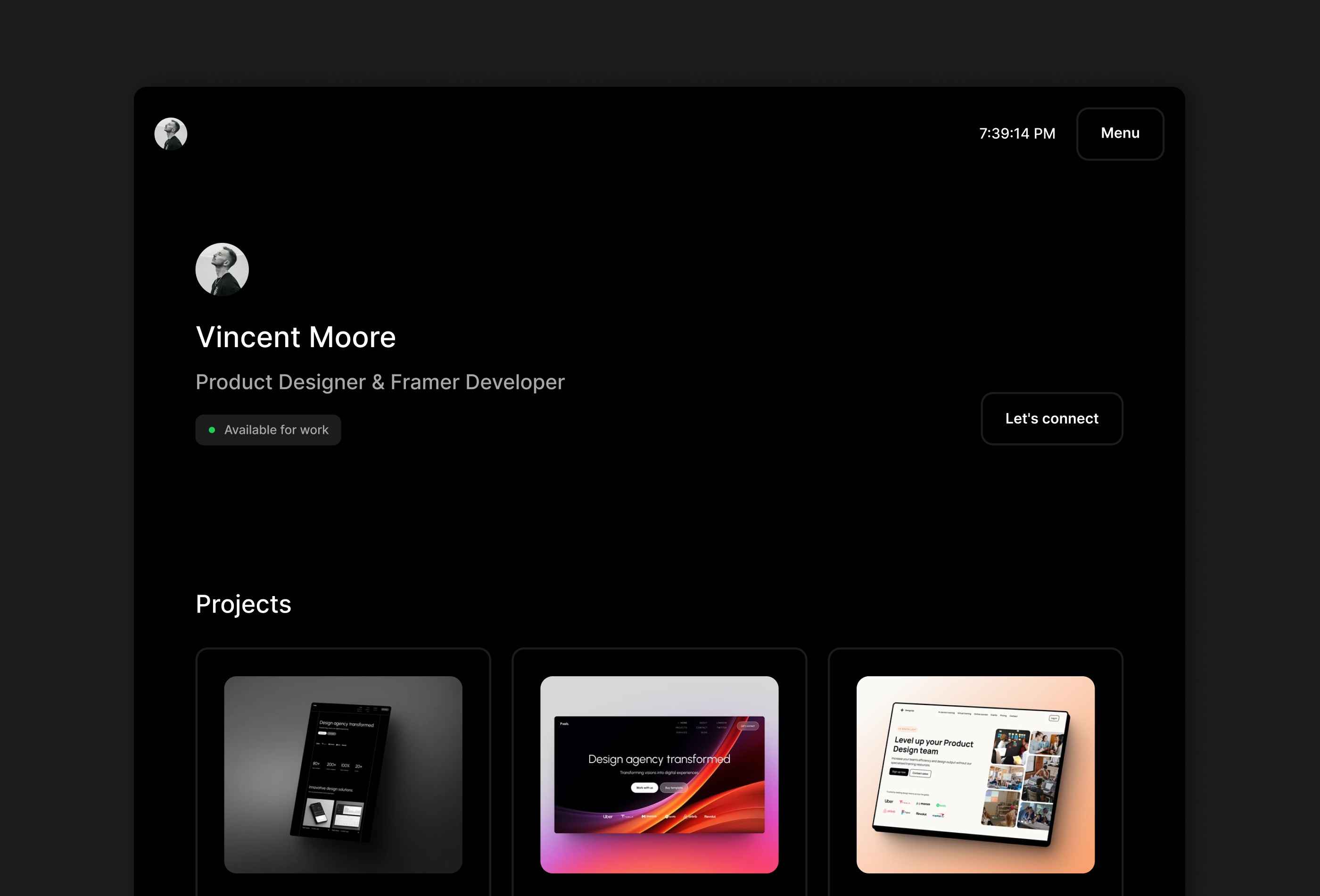 Screenshot 4 of SimpleFolio