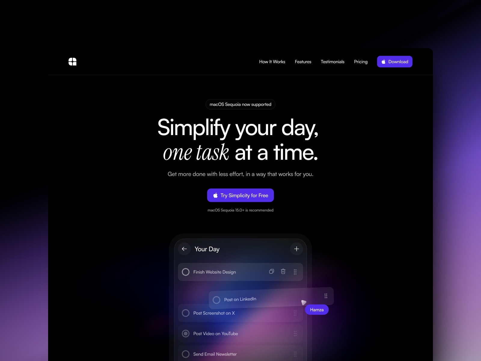 Screenshot 1 of Simplicity