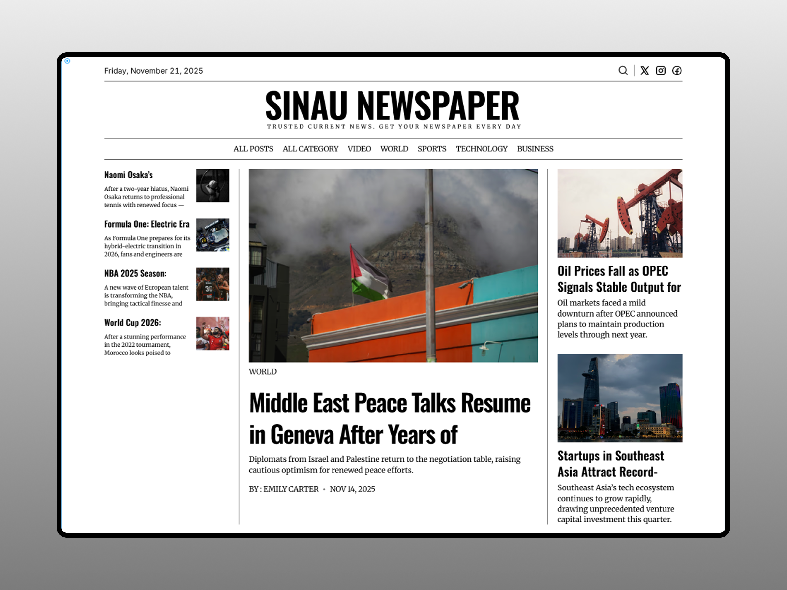 Screenshot 3 of Sinau newspaper