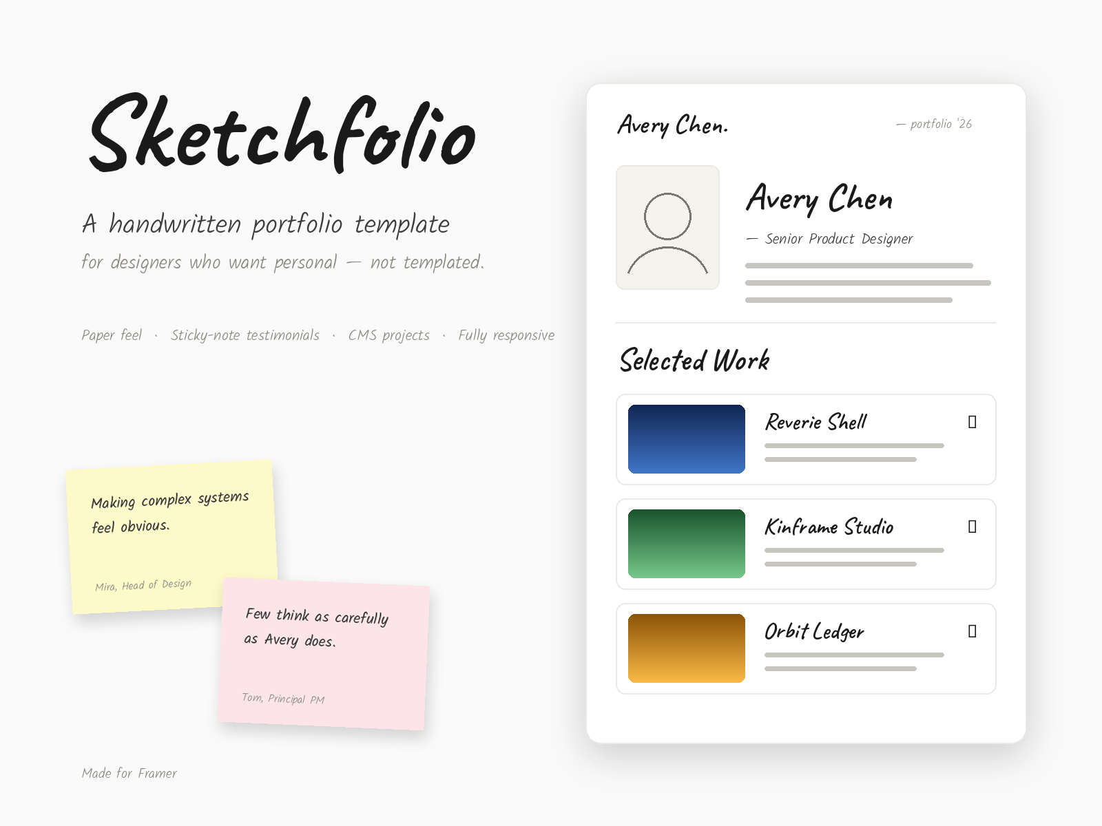 Screenshot 1 of Sketchfolio