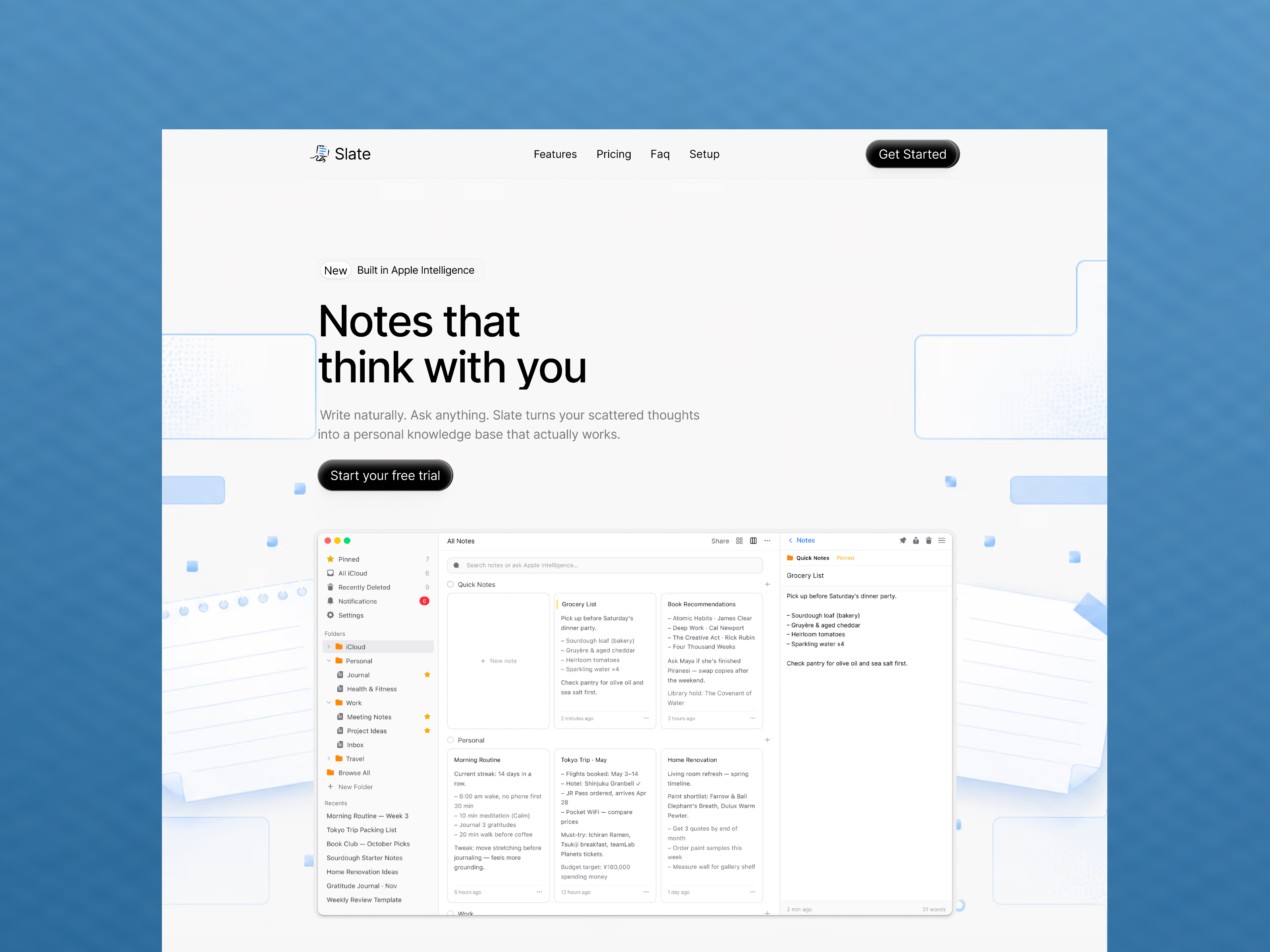 Screenshot 1 of SlateAi