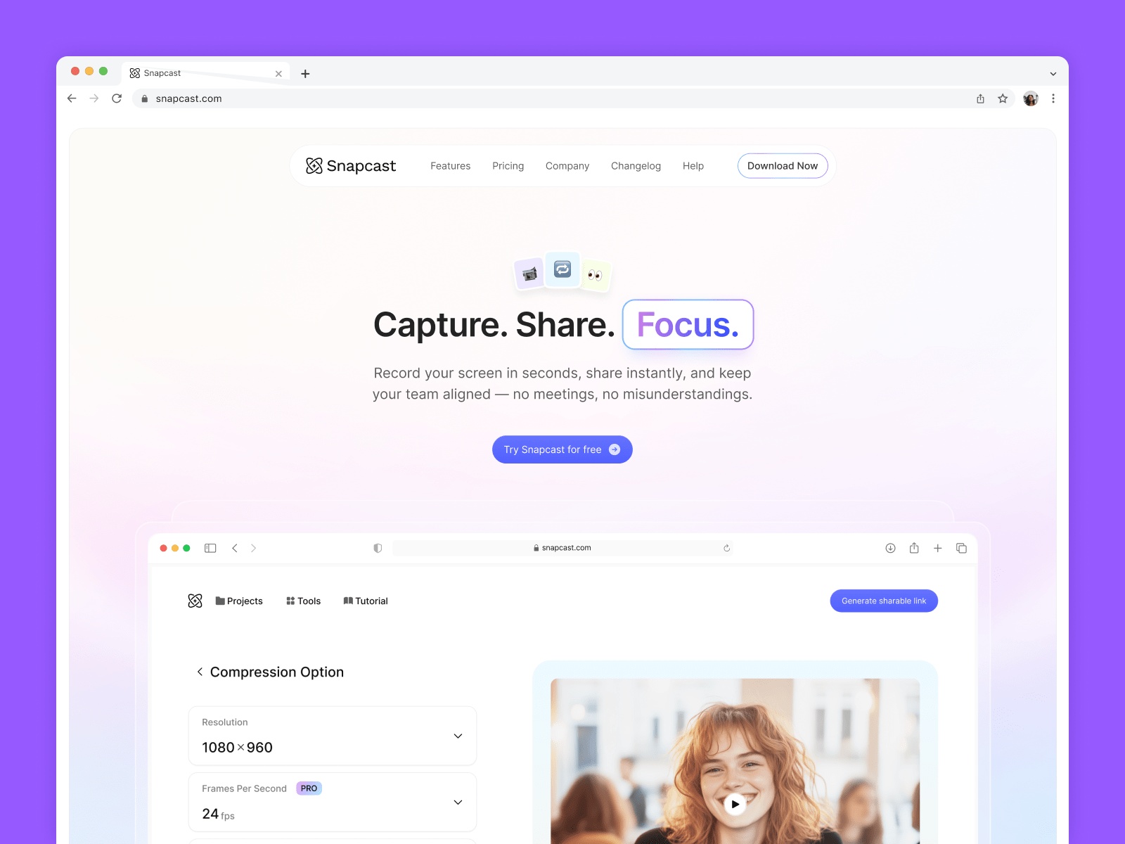 Screenshot 1 of SnapCast