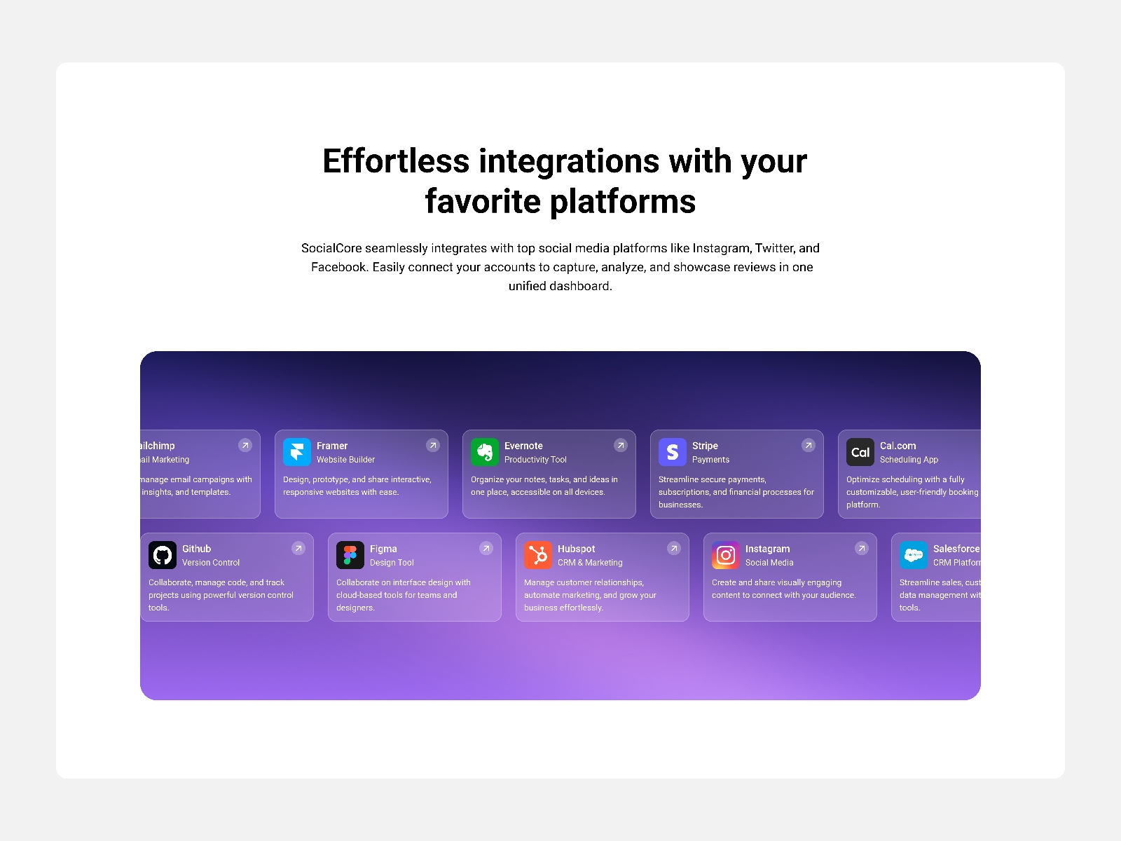 Screenshot 1 of SocialCore