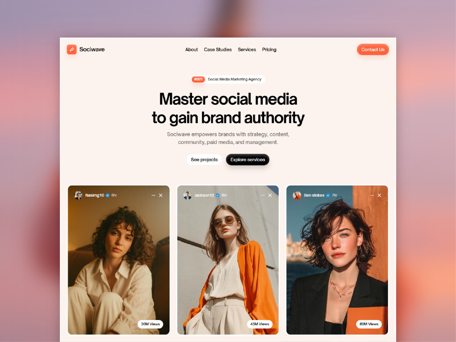 Screenshot 1 of Sociwave