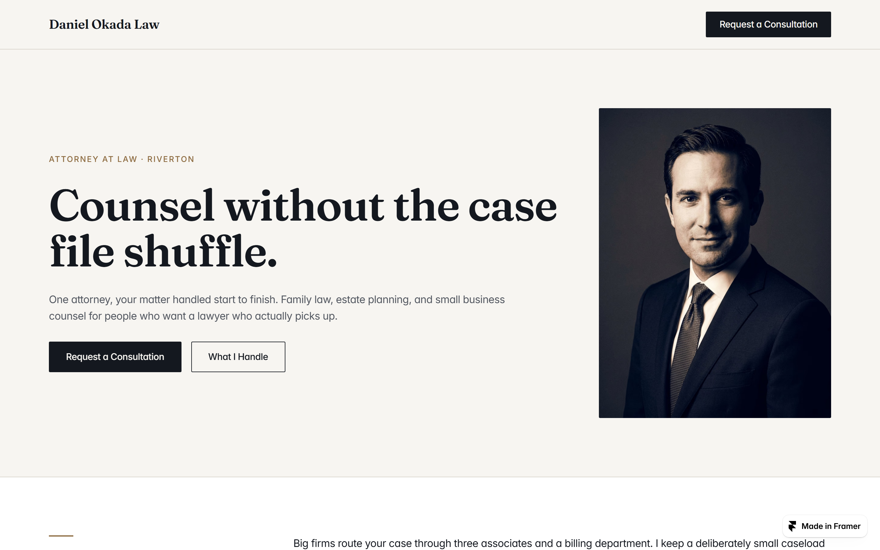 Screenshot 1 of Solo Counsel