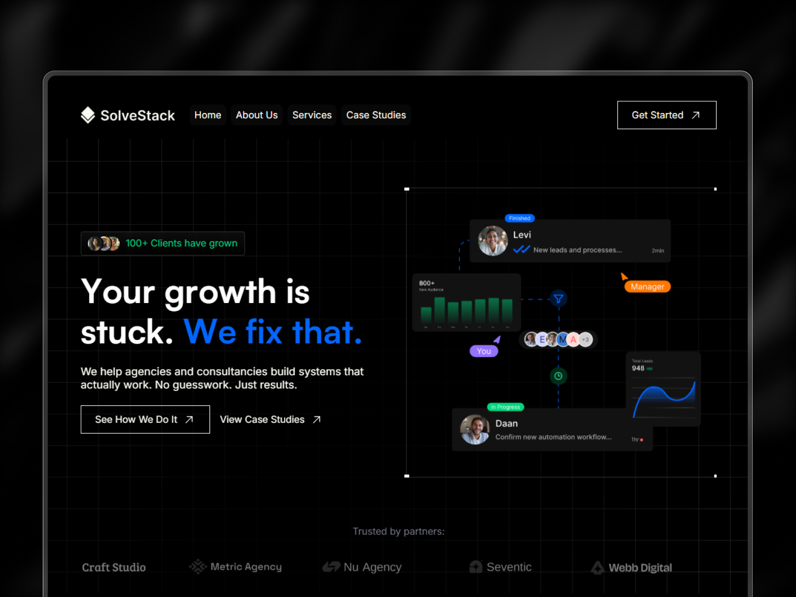 Screenshot 1 of SolveStack Web