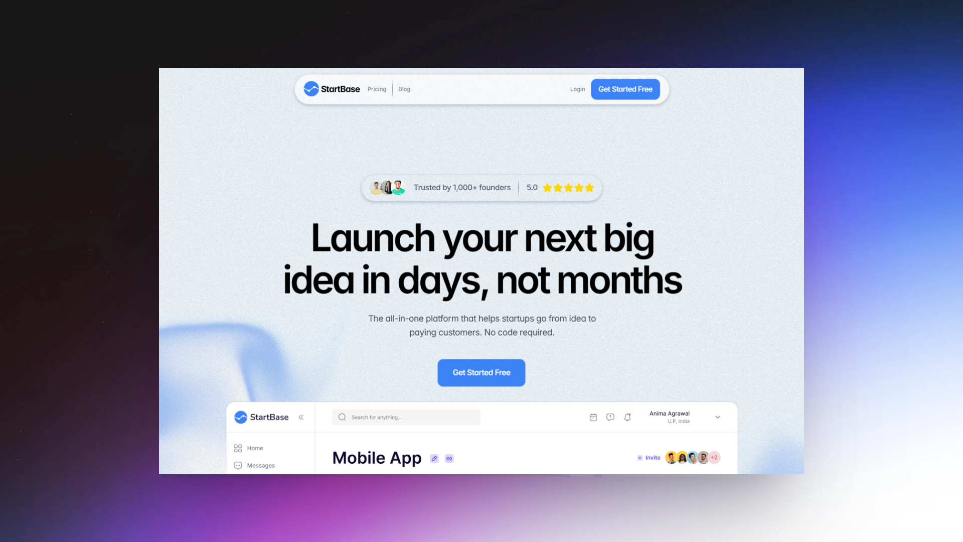 Screenshot 1 of StartBase