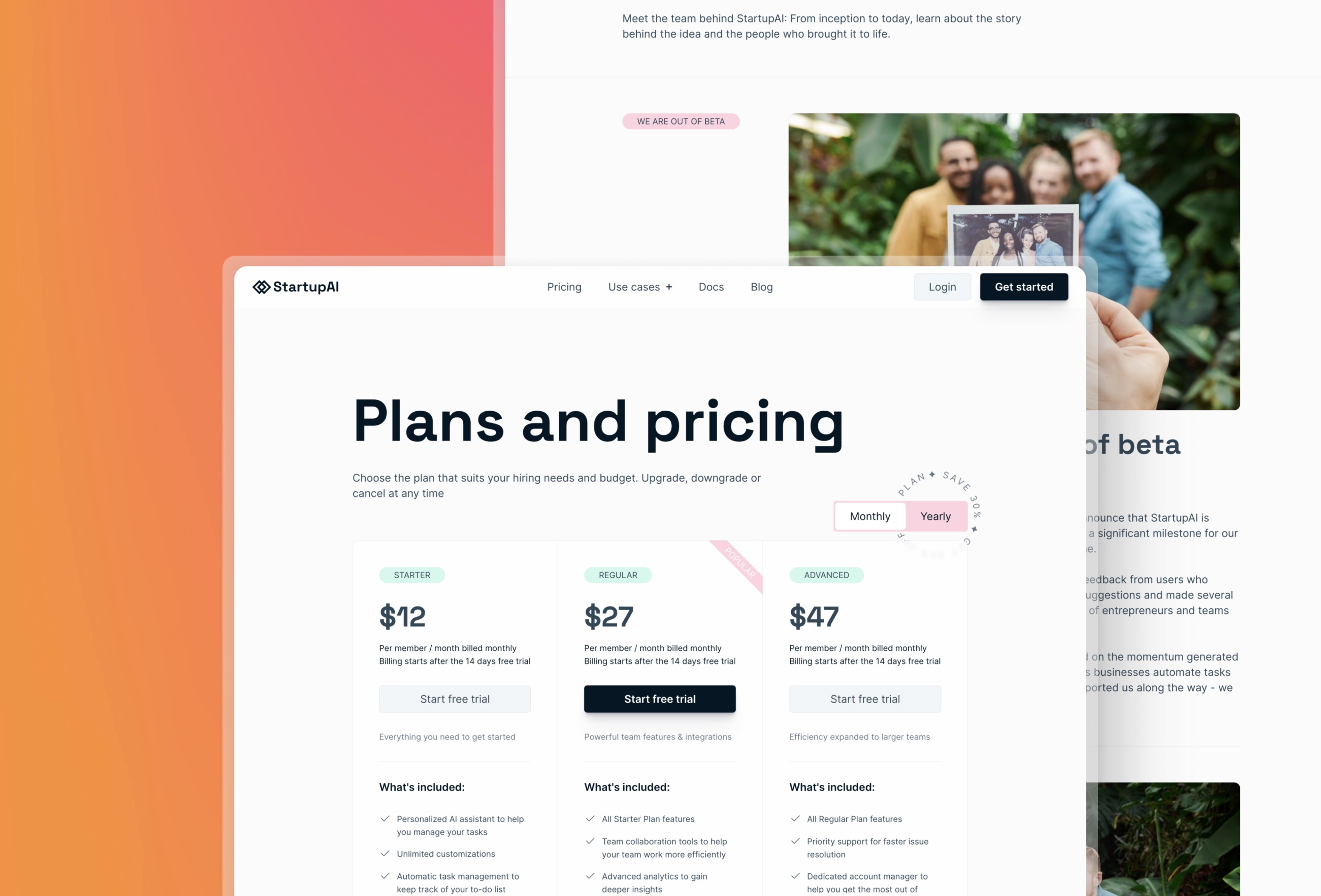 Screenshot 1 of StartupAI