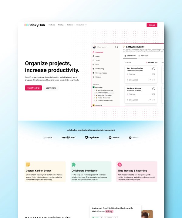 Screenshot 1 of StickyHub