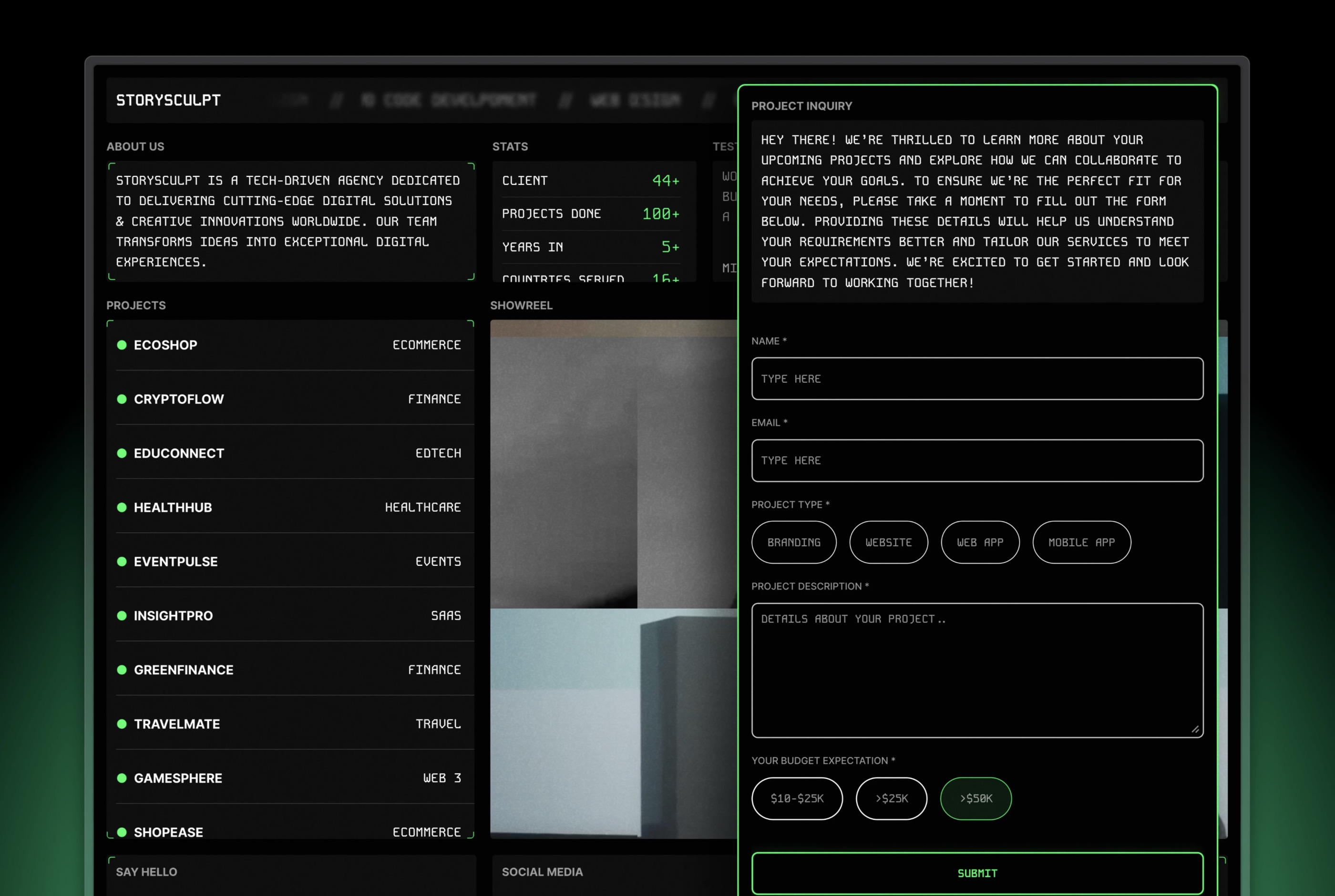 Screenshot 1 of StorySculpt