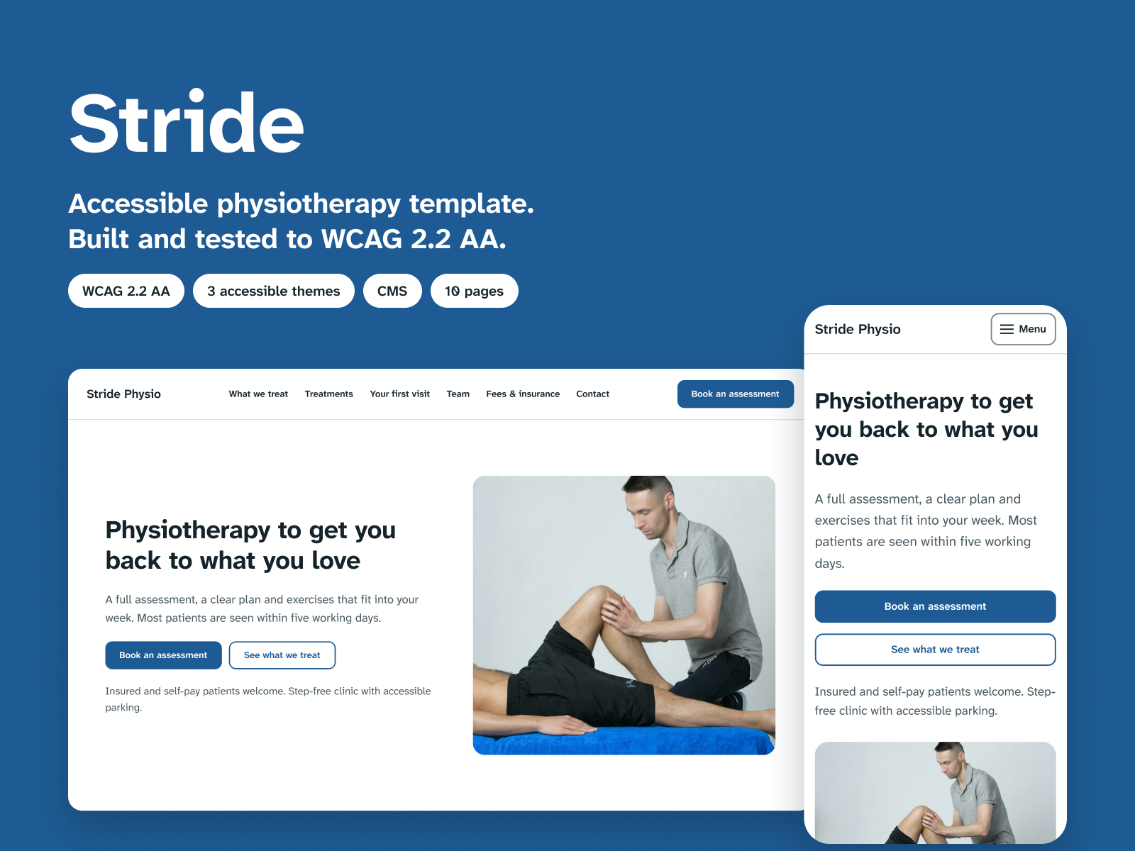 Screenshot 1 of Stride Physiotherapy