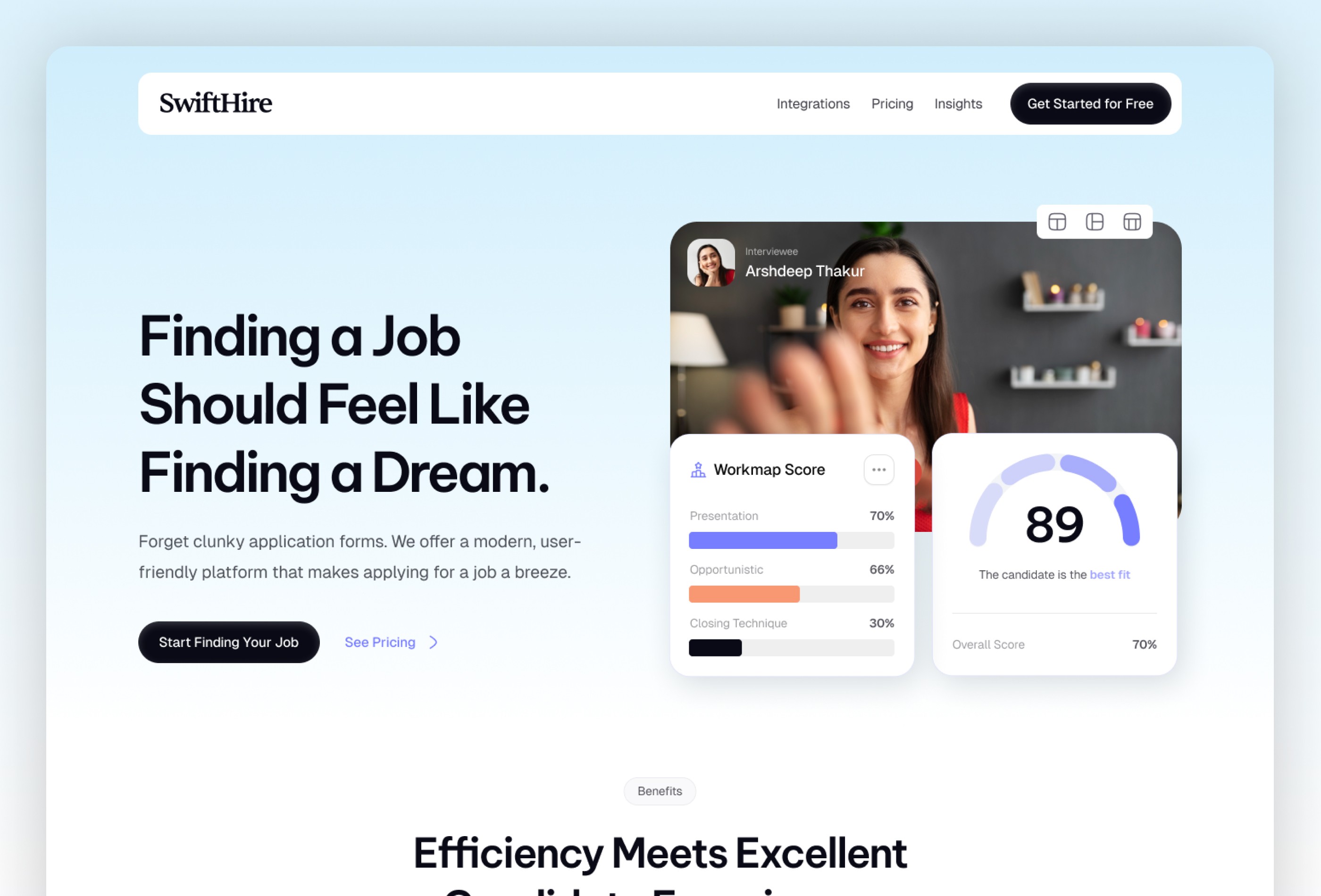 Screenshot 1 of SwiftHire