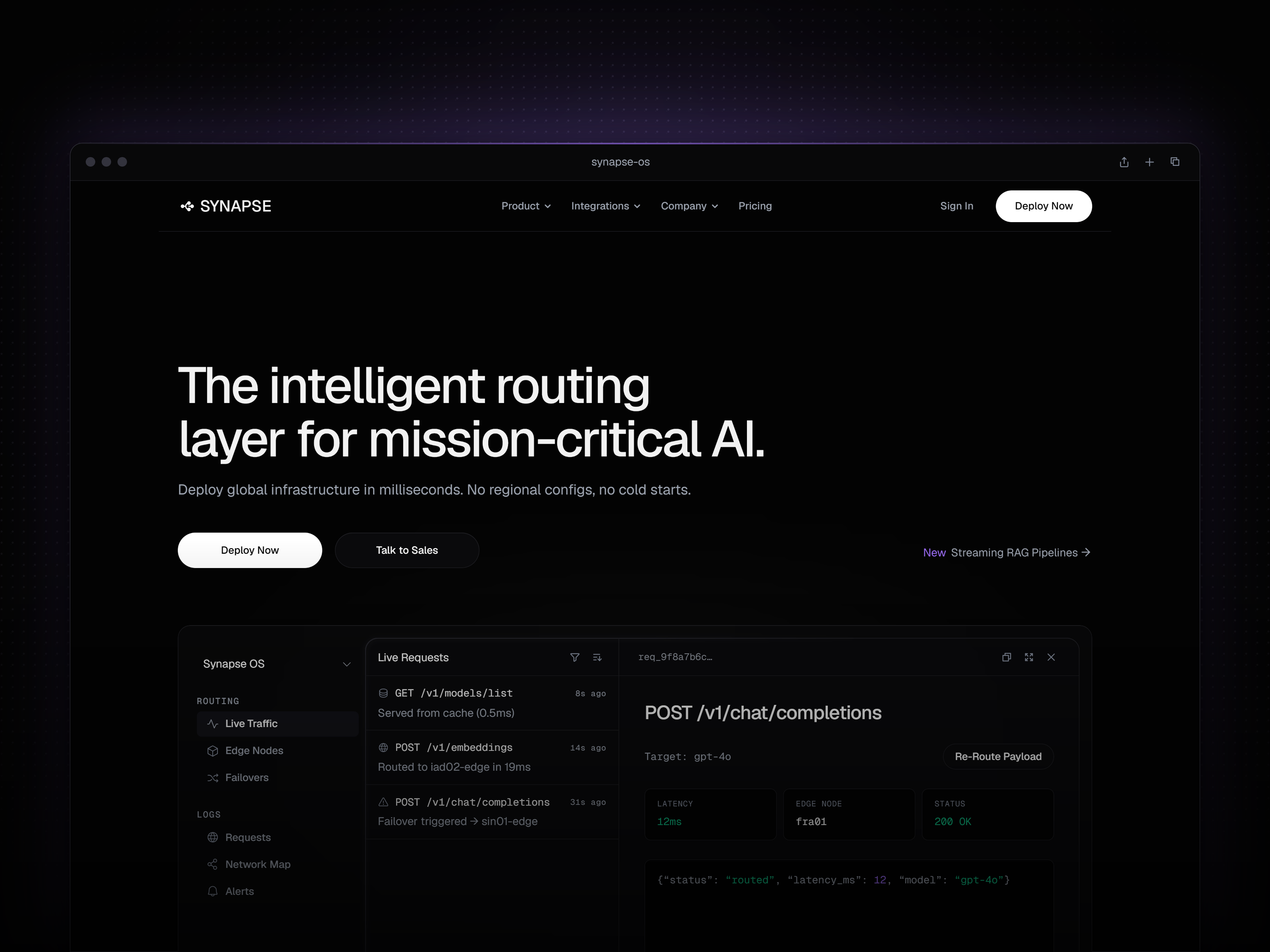 Screenshot 1 of Synapse OS