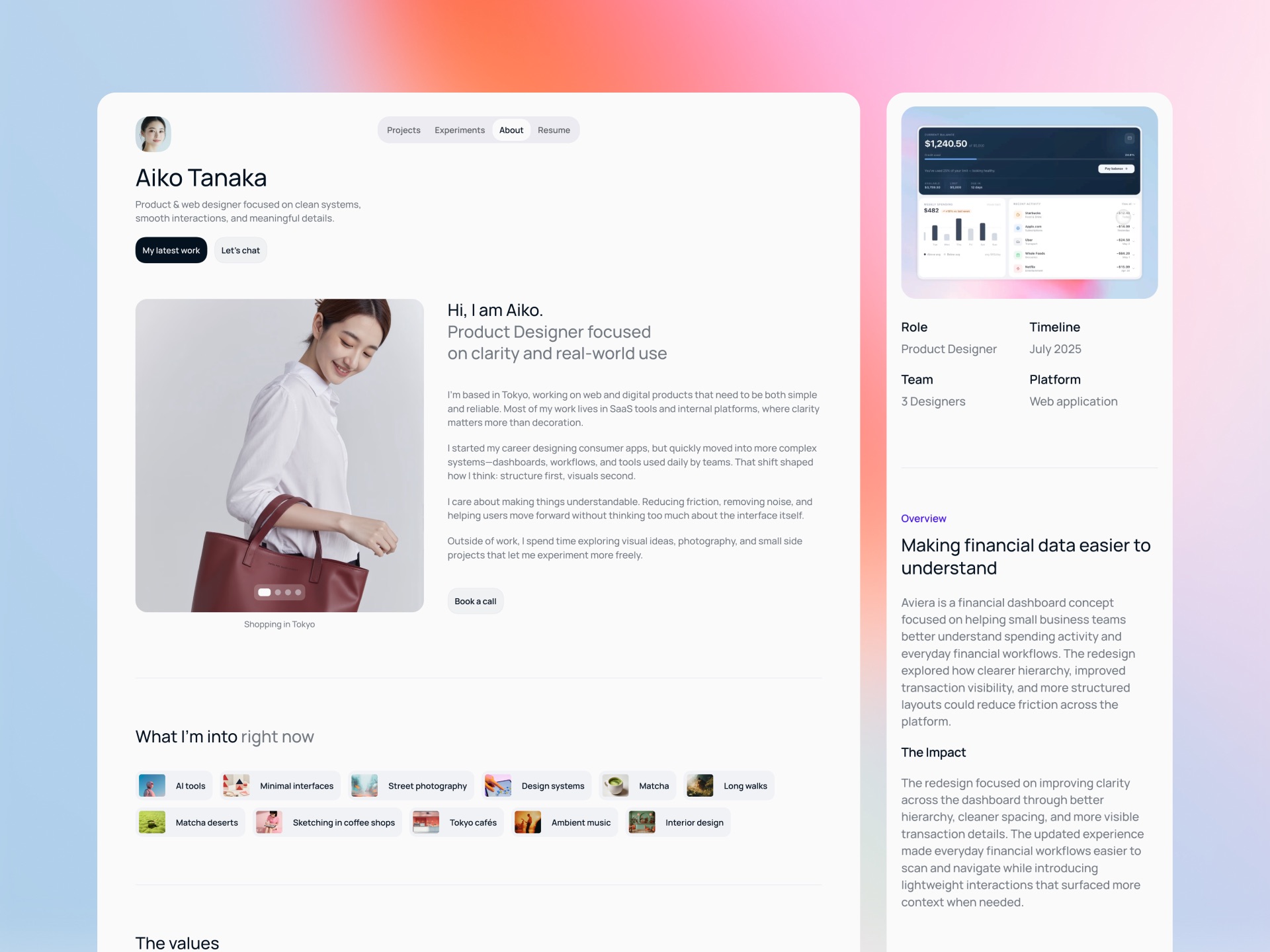 Screenshot 3 of Tabfolio