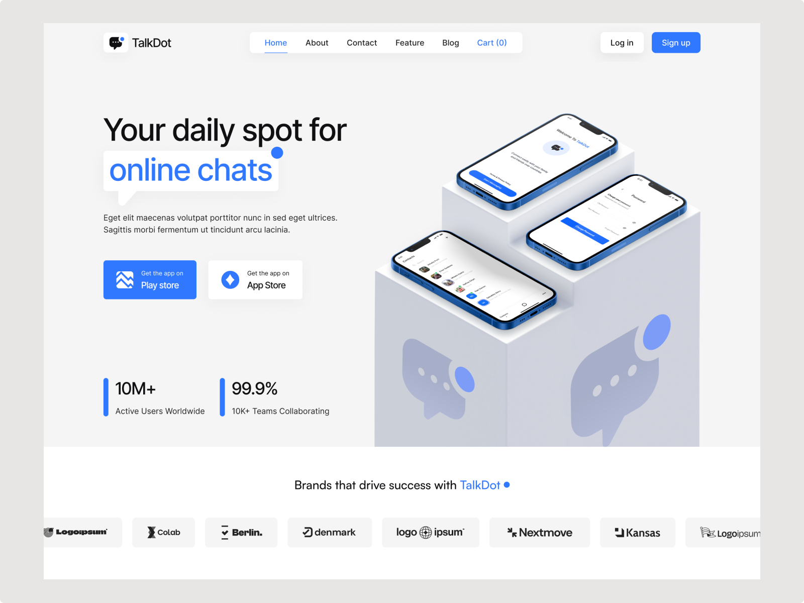 Screenshot 1 of TalkDot App