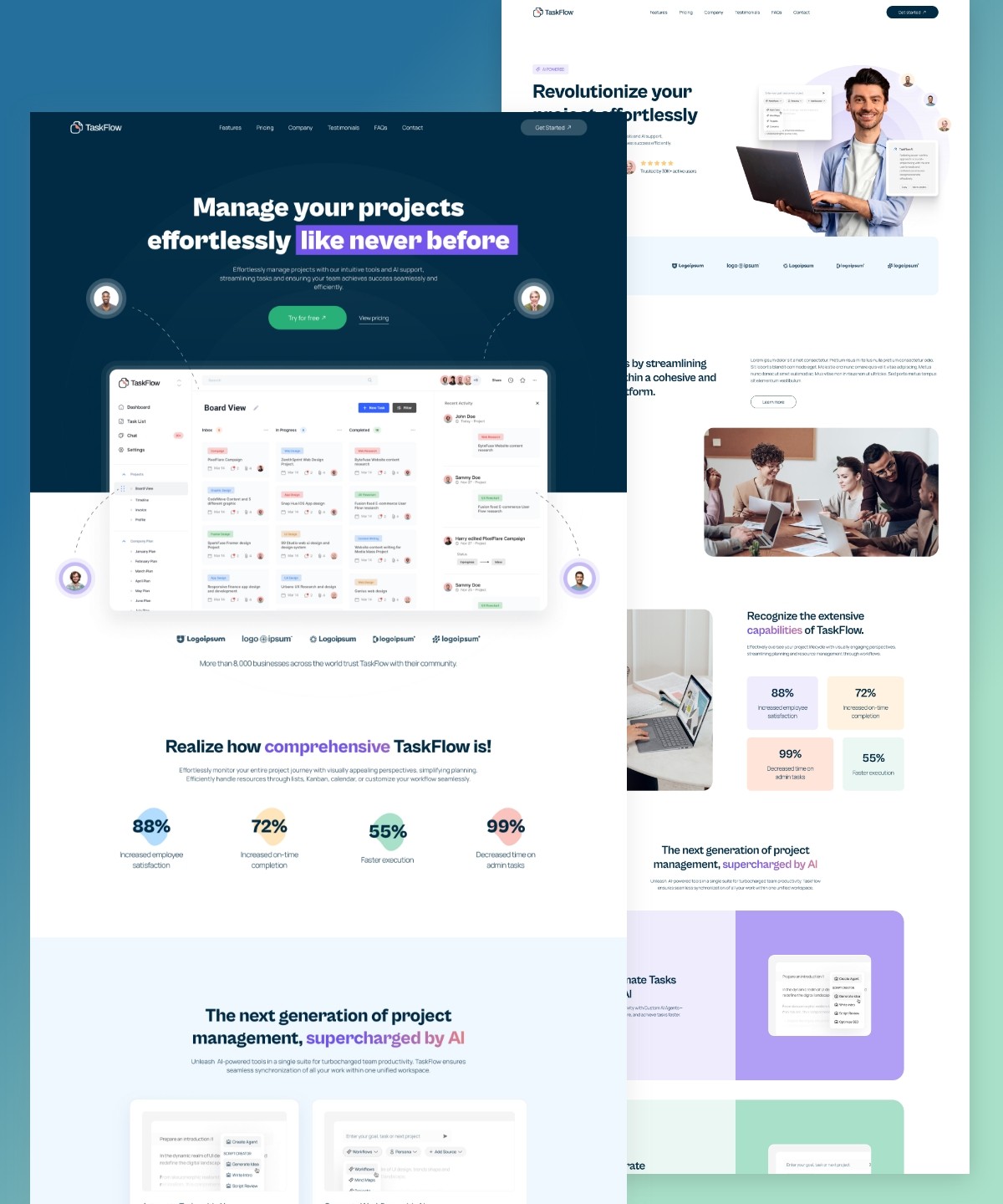 Screenshot 1 of TaskFlow