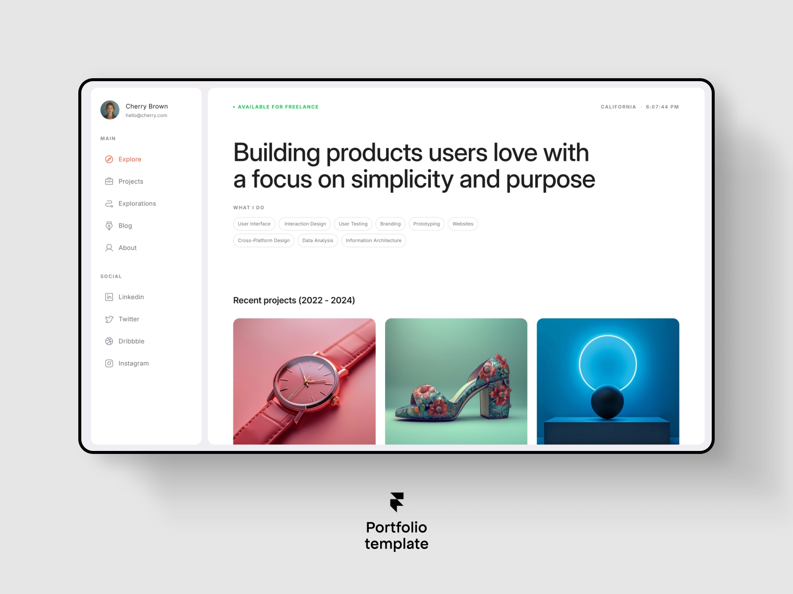 Screenshot 2 of TD_Cherfolio