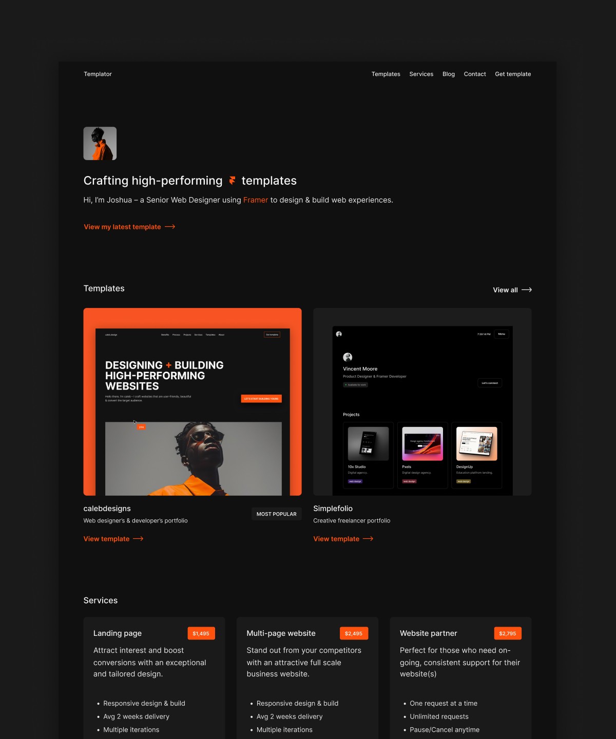 Screenshot 1 of Templator