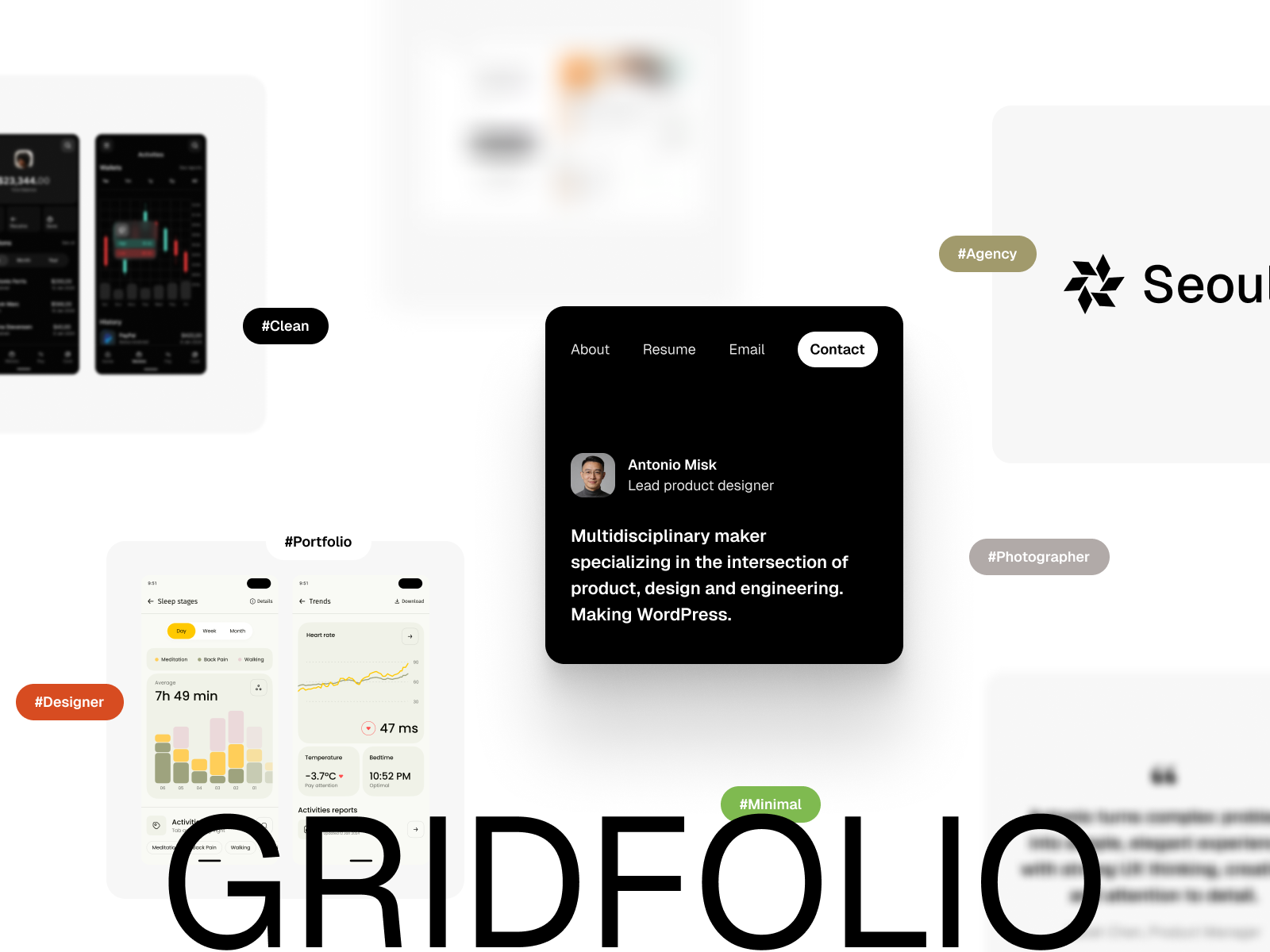 Screenshot 1 of The gridfolio