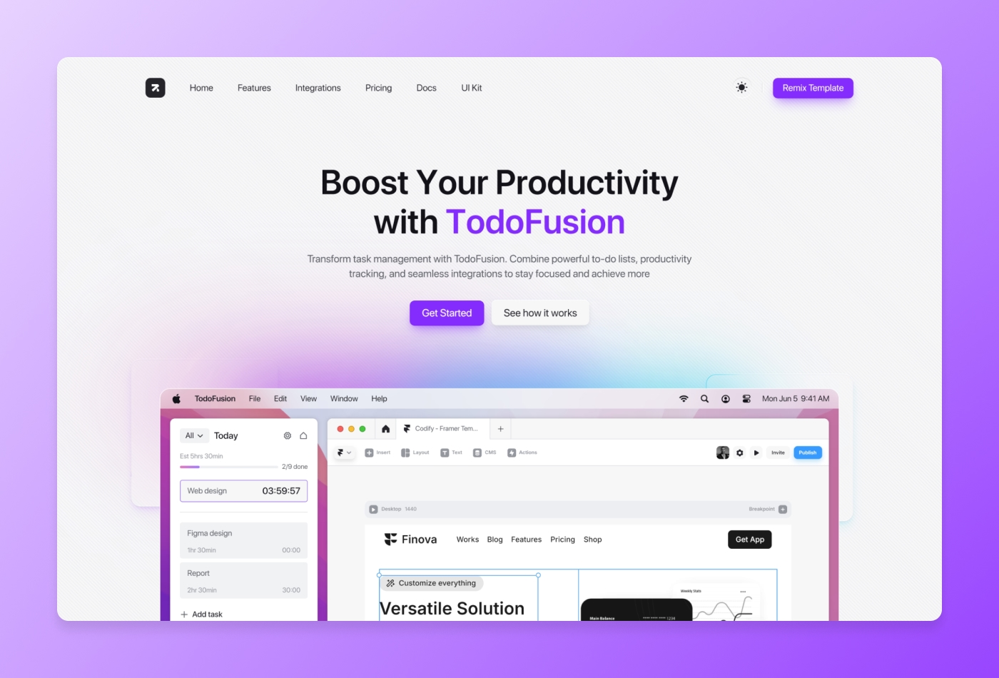 Screenshot 2 of TodoFusion