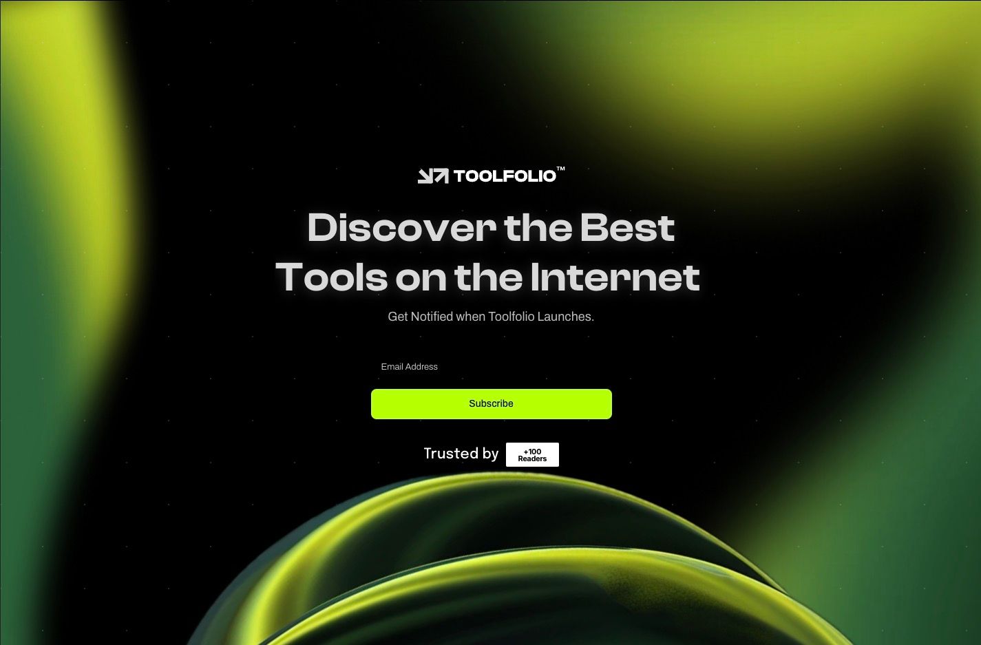 Screenshot 1 of Toolfolio.io