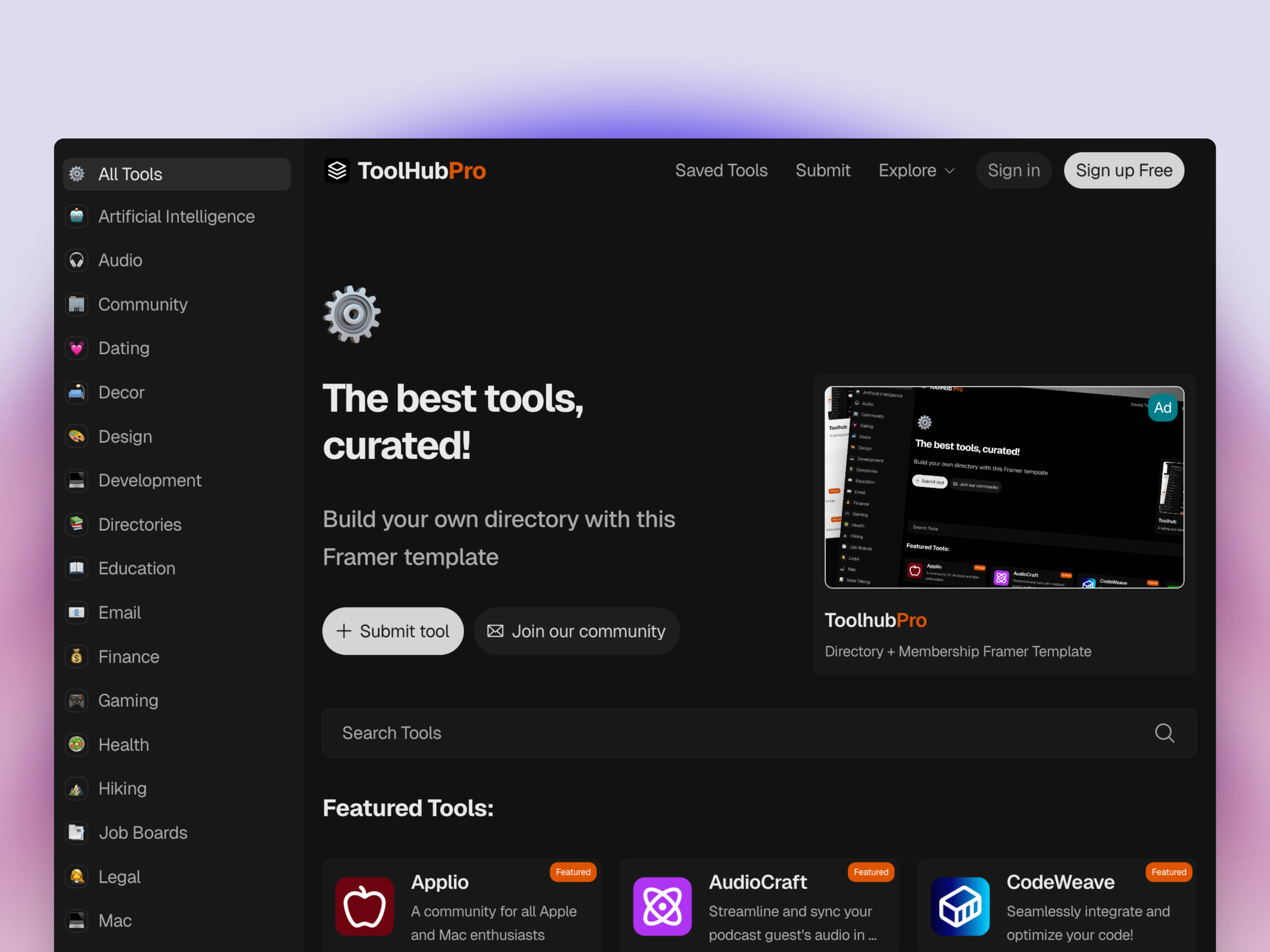 Screenshot 1 of Toolhub PRO