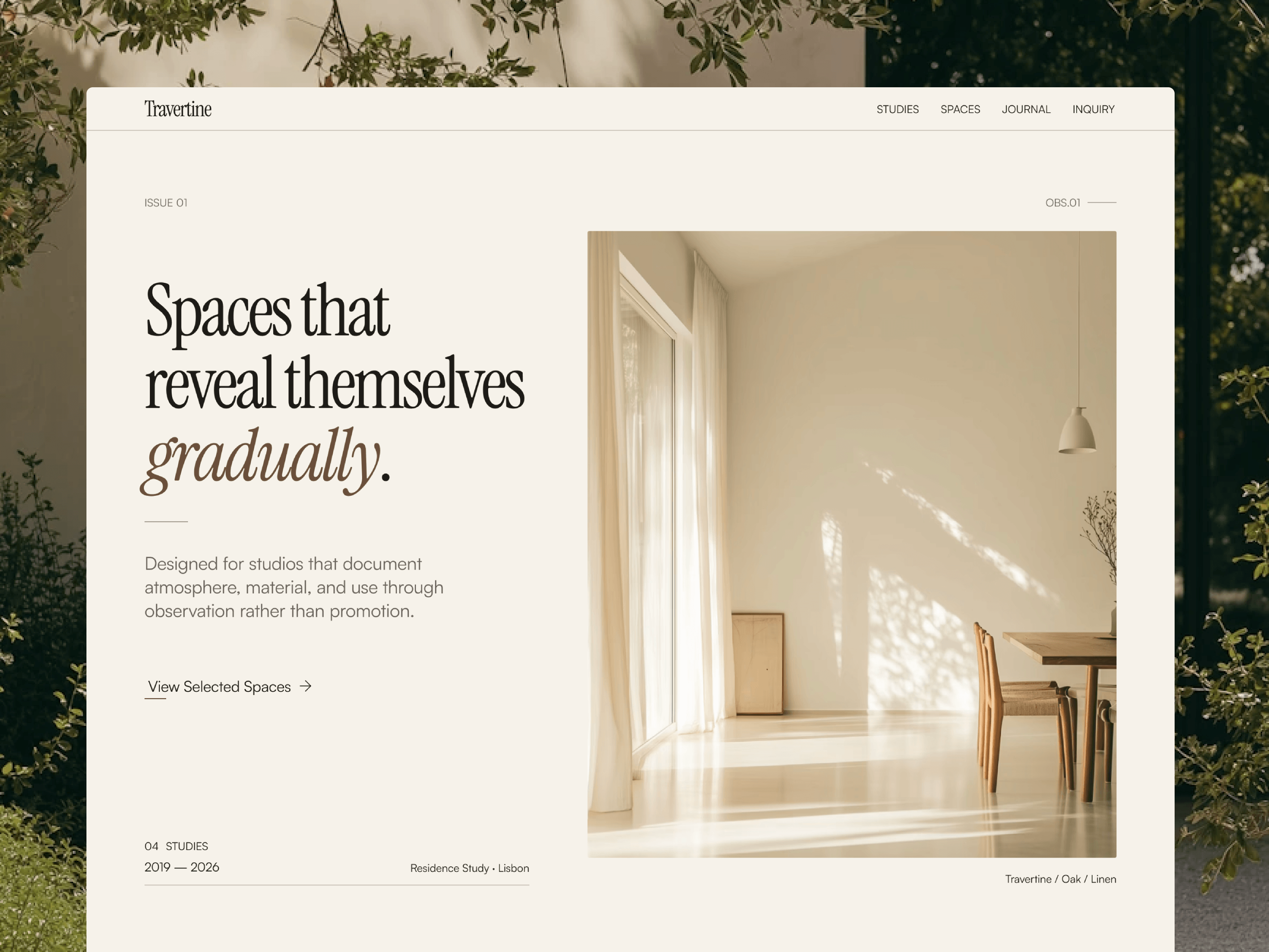 Screenshot 1 of Travertine Studio