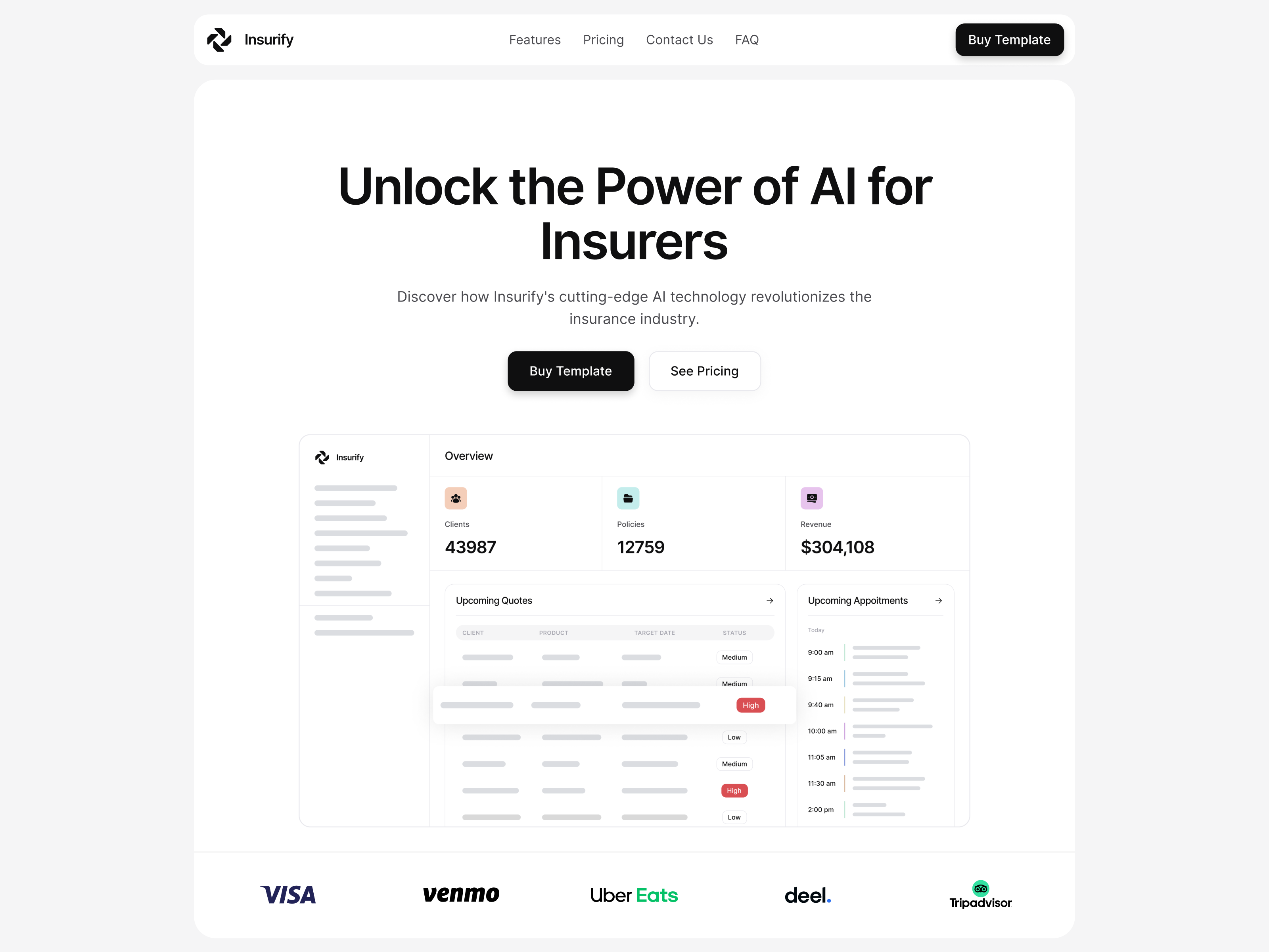 Screenshot 1 of Insurify