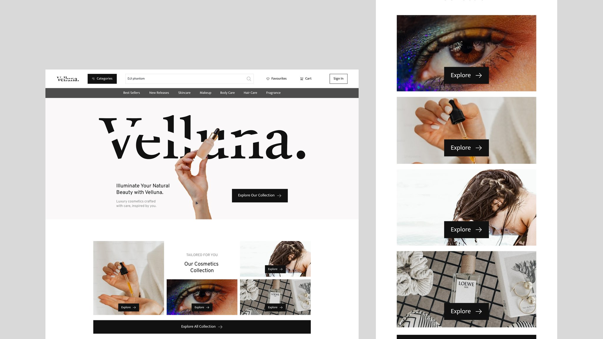 Screenshot 1 of Velluna brand