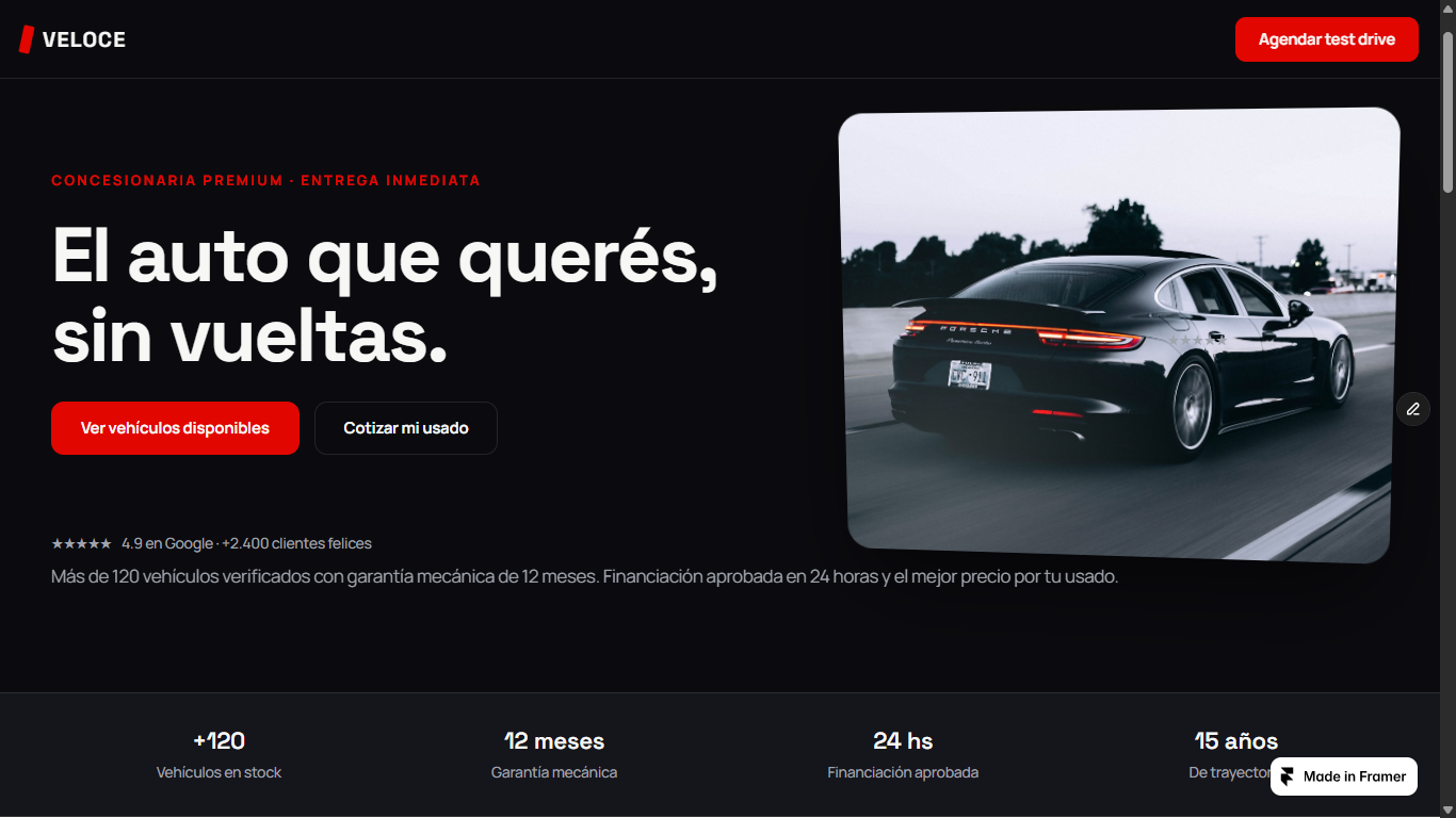 Screenshot 1 of Veloce — Car Dealers