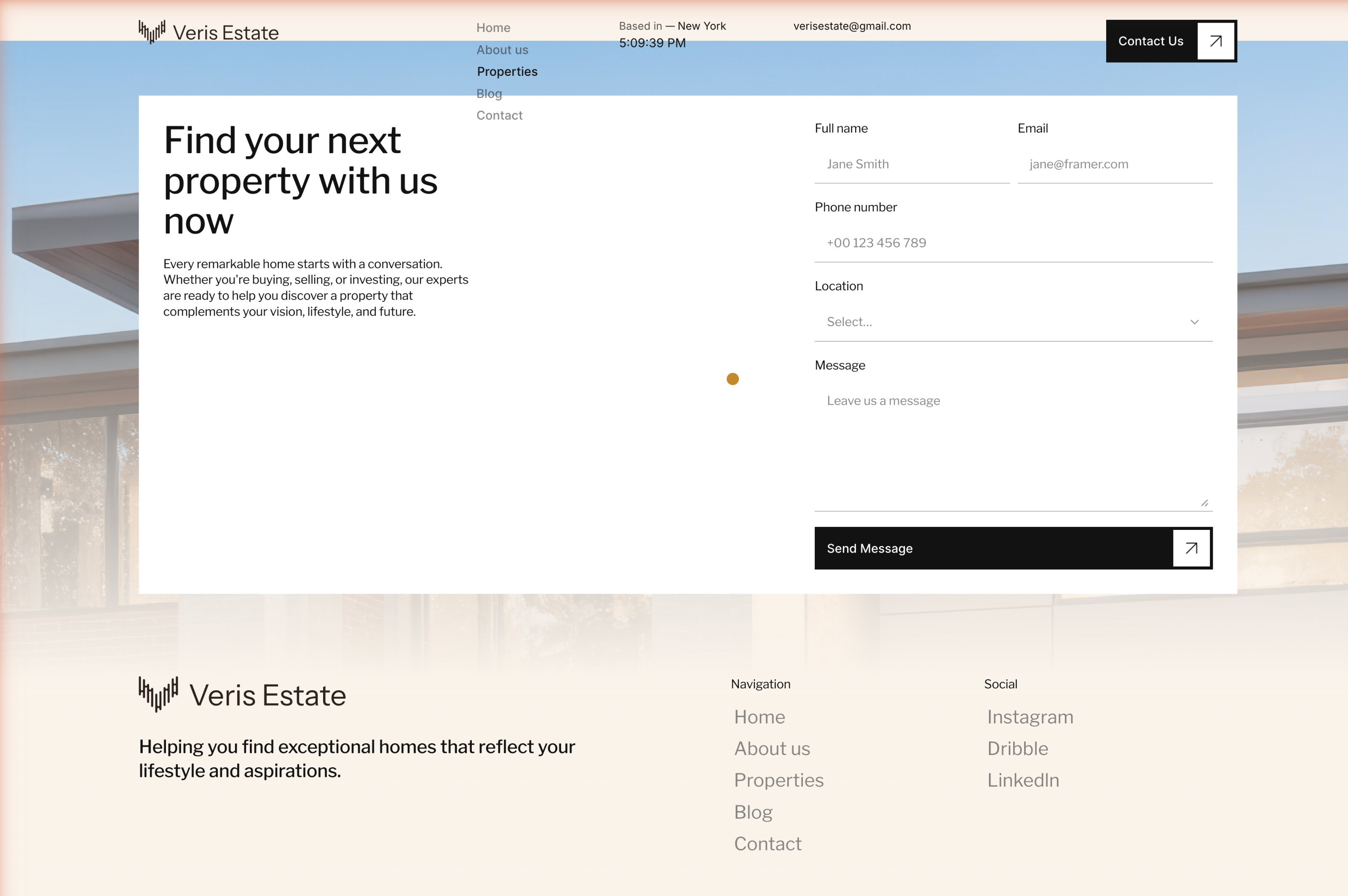 Screenshot 1 of Veris Estate