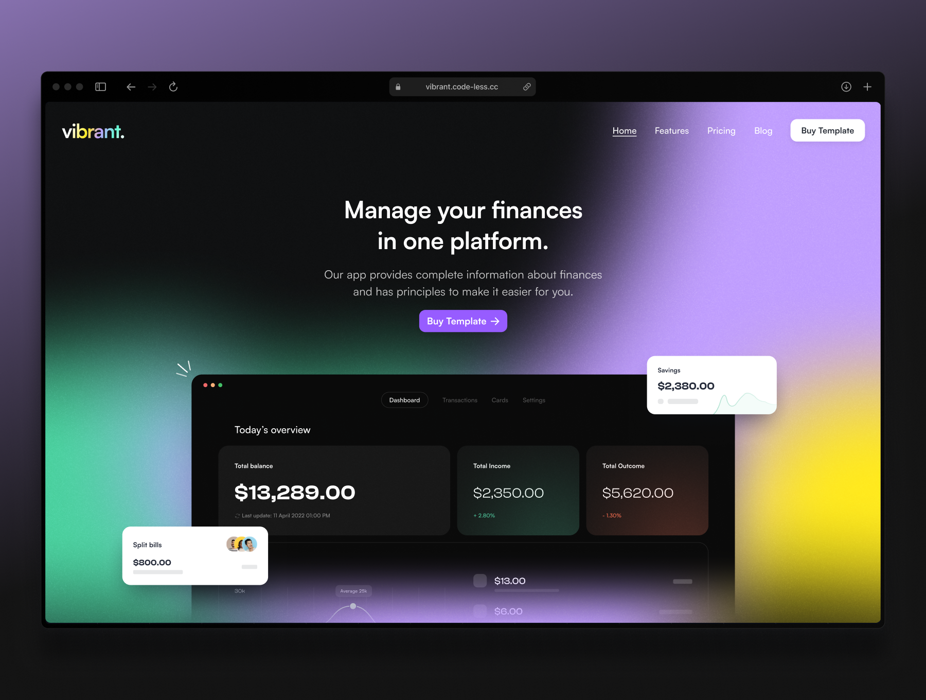 Screenshot 1 of Vibrant