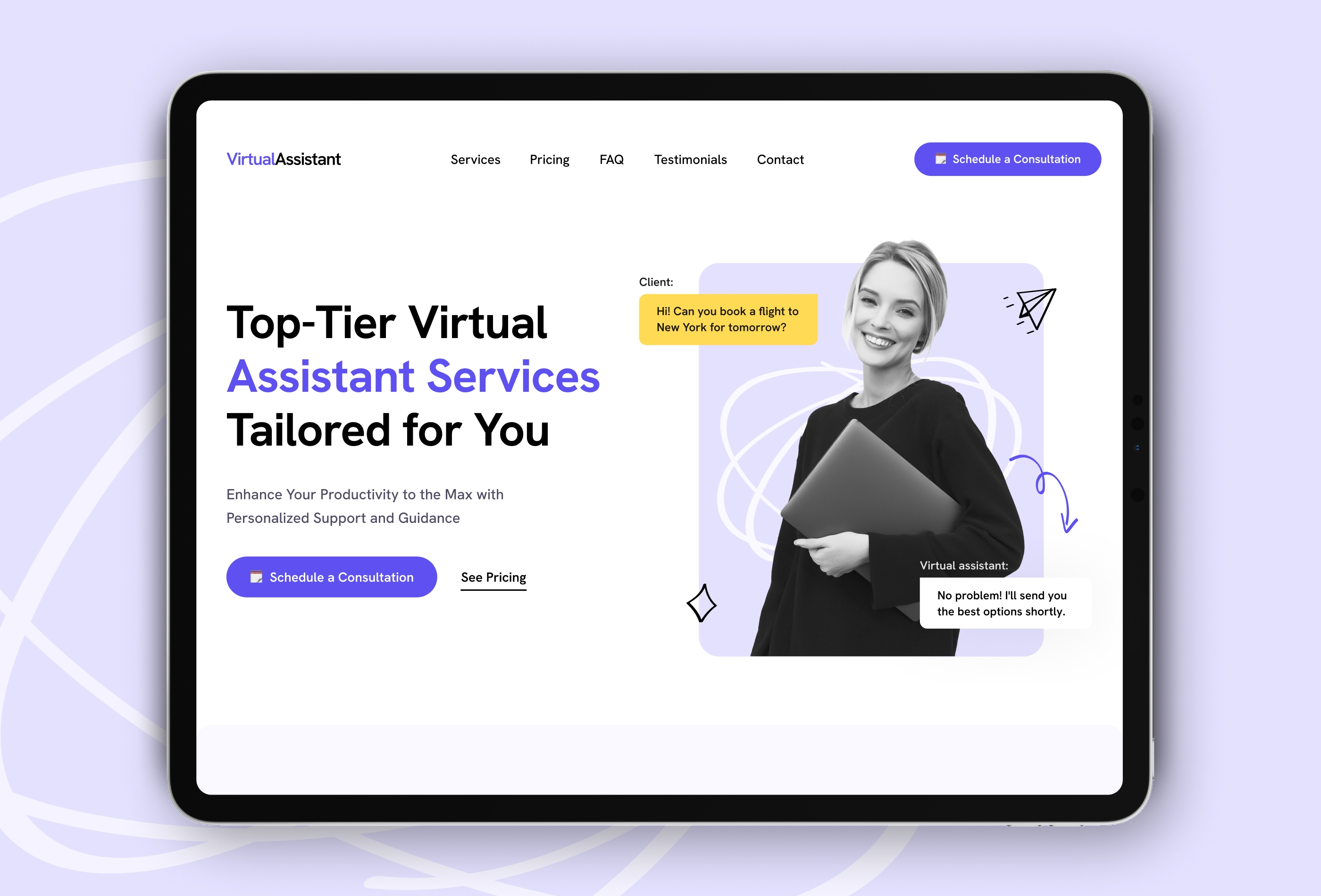 Screenshot 2 of Virtual Assistant