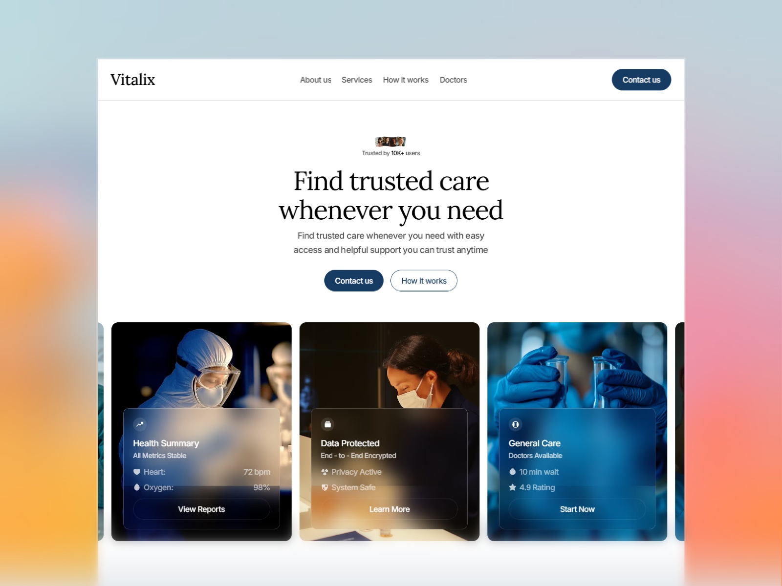 Screenshot 1 of Vitalix
