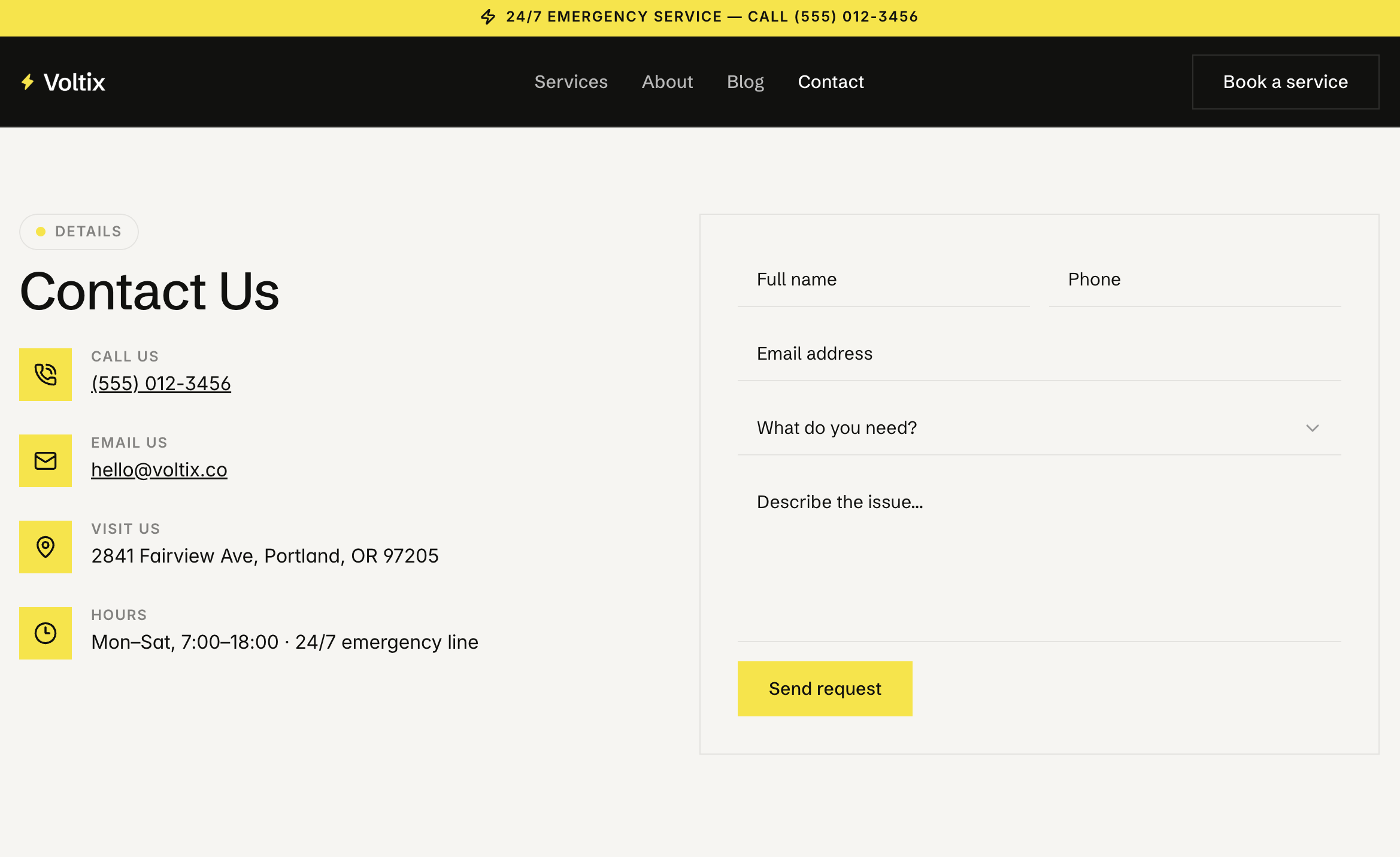 Screenshot 1 of Voltix Electrician