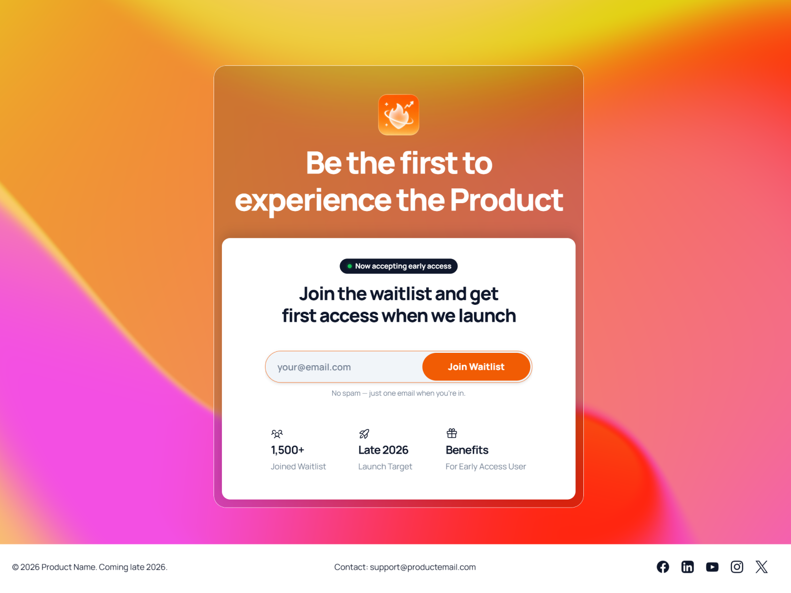 Screenshot 1 of Waitlist Launch