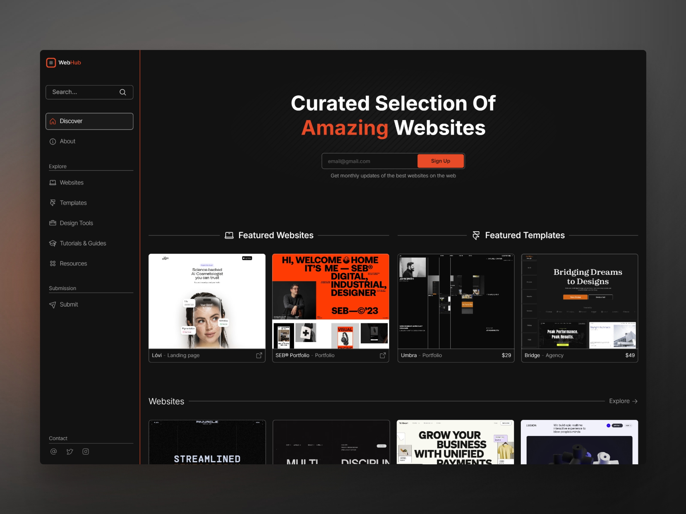 Screenshot 1 of WebHub