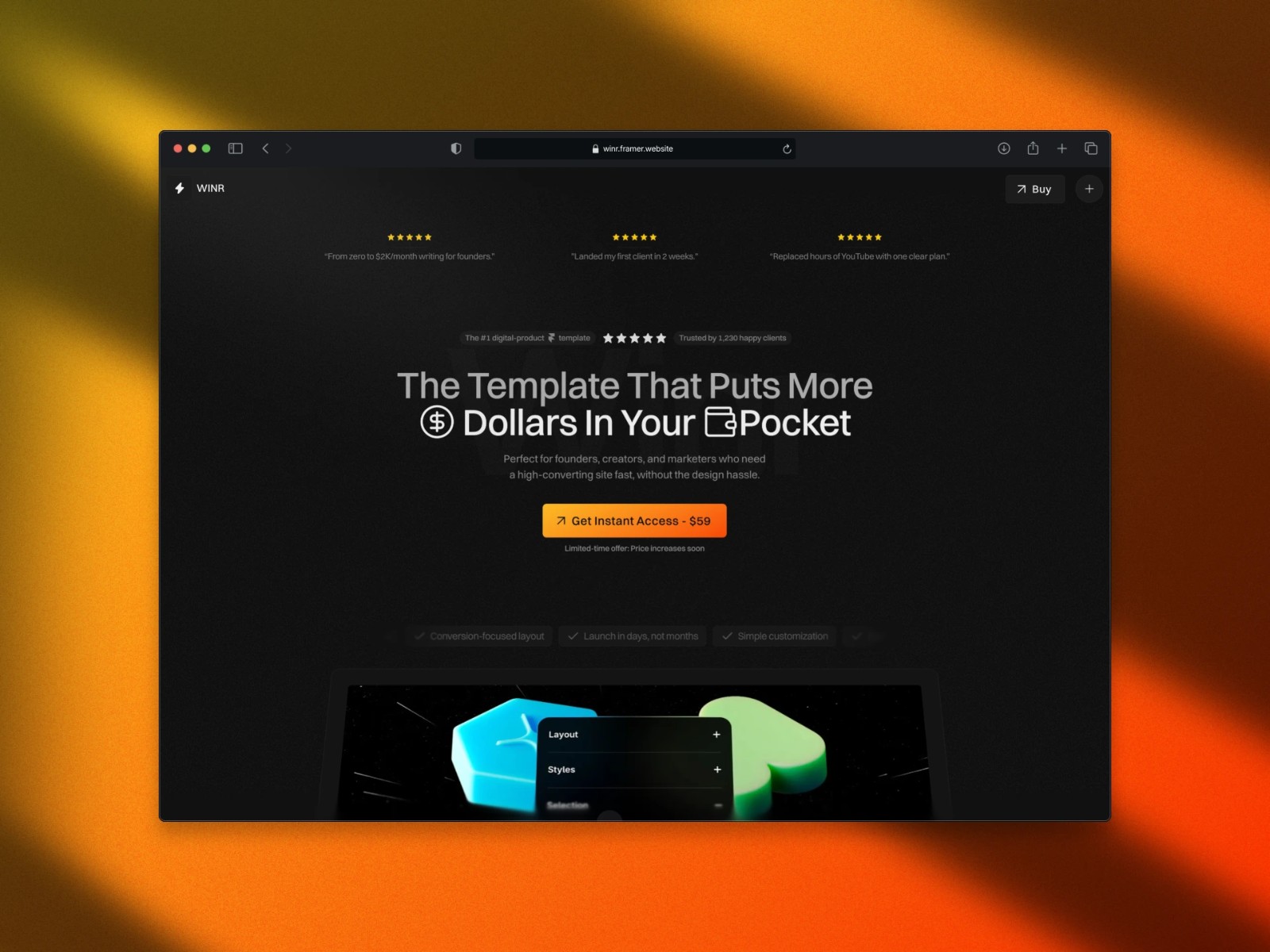 Screenshot 1 of Winr