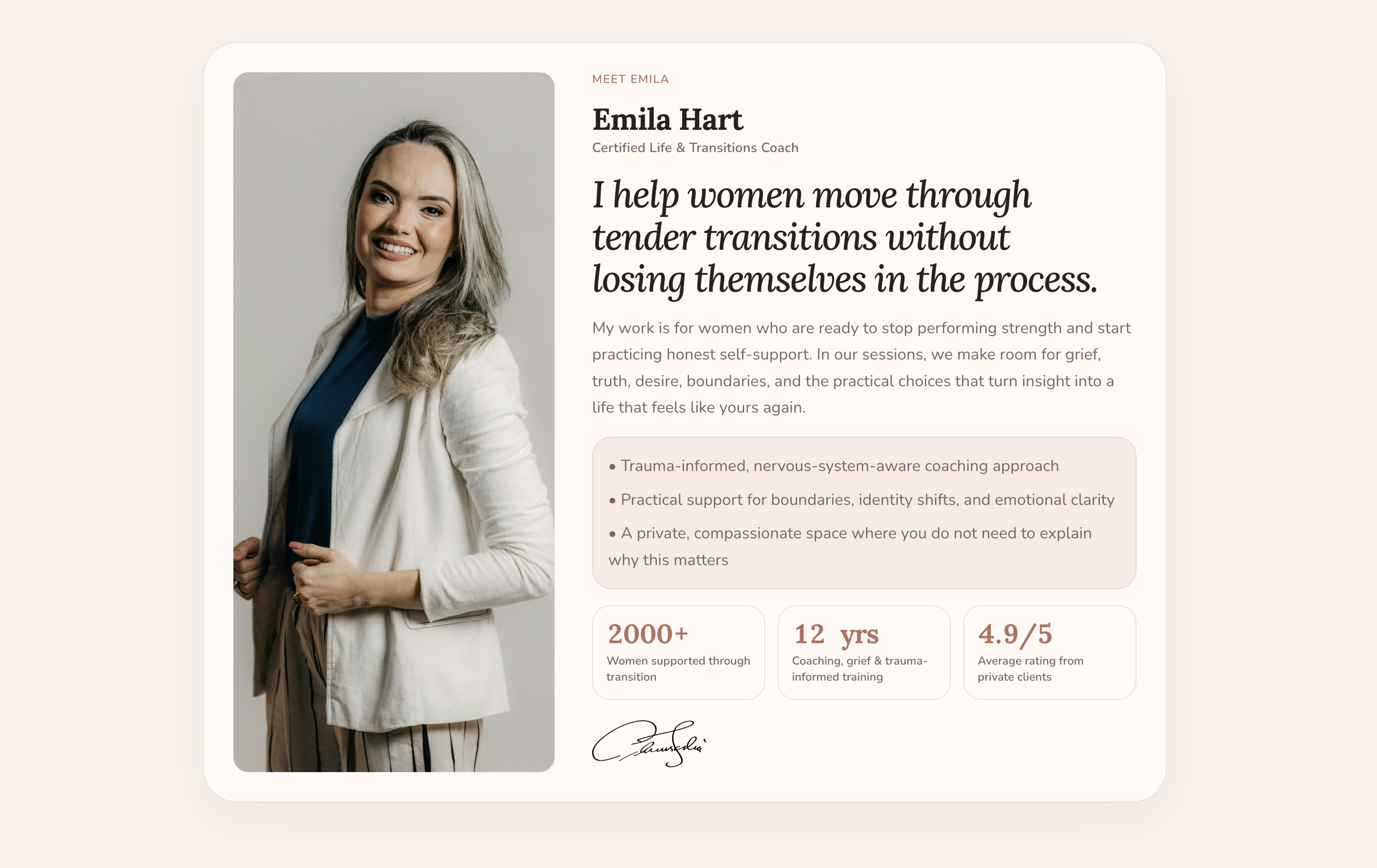Screenshot 1 of women life coaches
