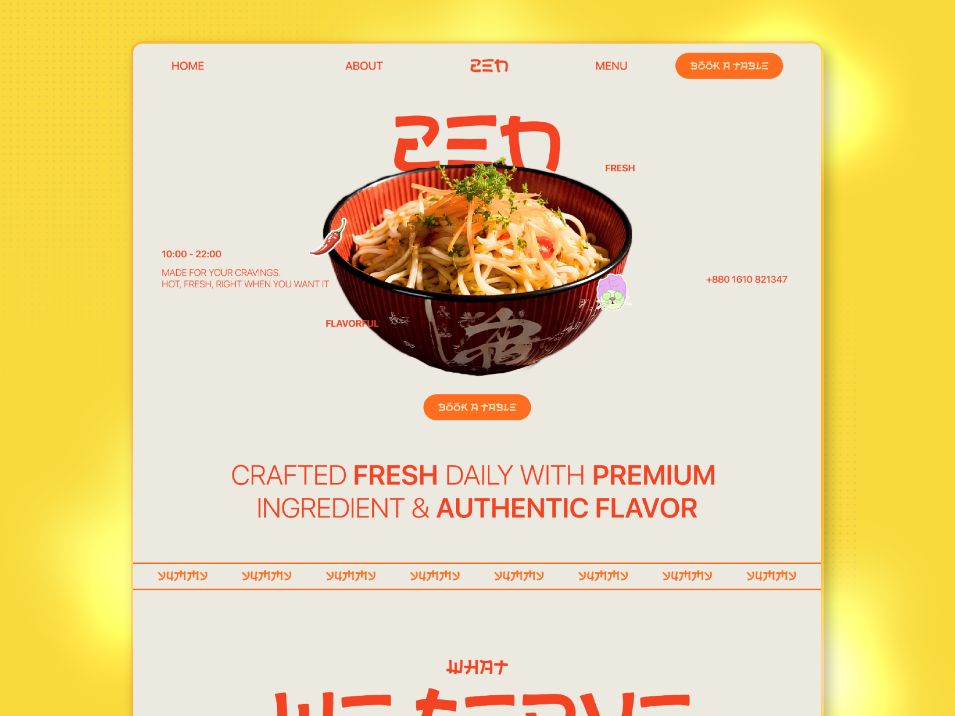 Screenshot 1 of ZenFood Cafe