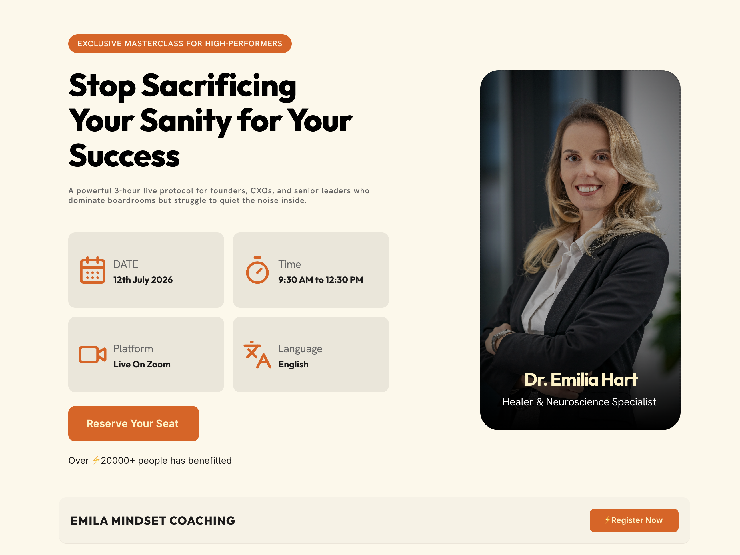 Screenshot 1 of Zoom Webinar Reg.