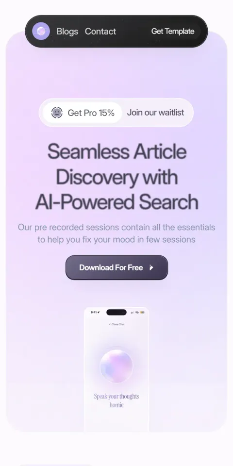 Mobile Screenshot