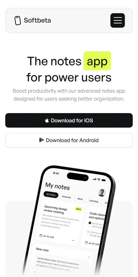 Mobile Screenshot